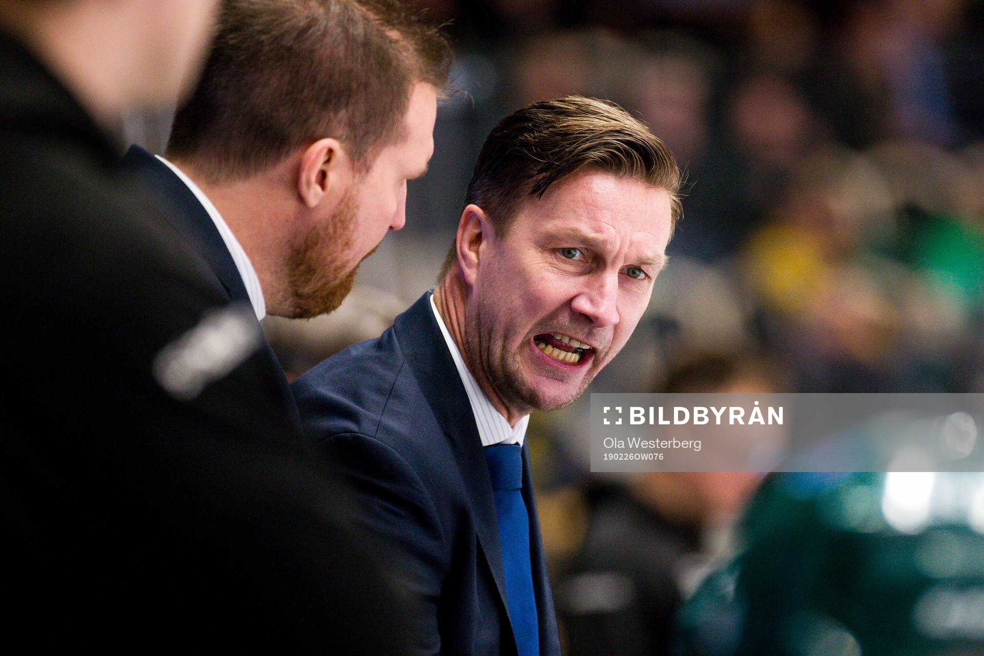 Färjestads tränare Johan Pennerborn