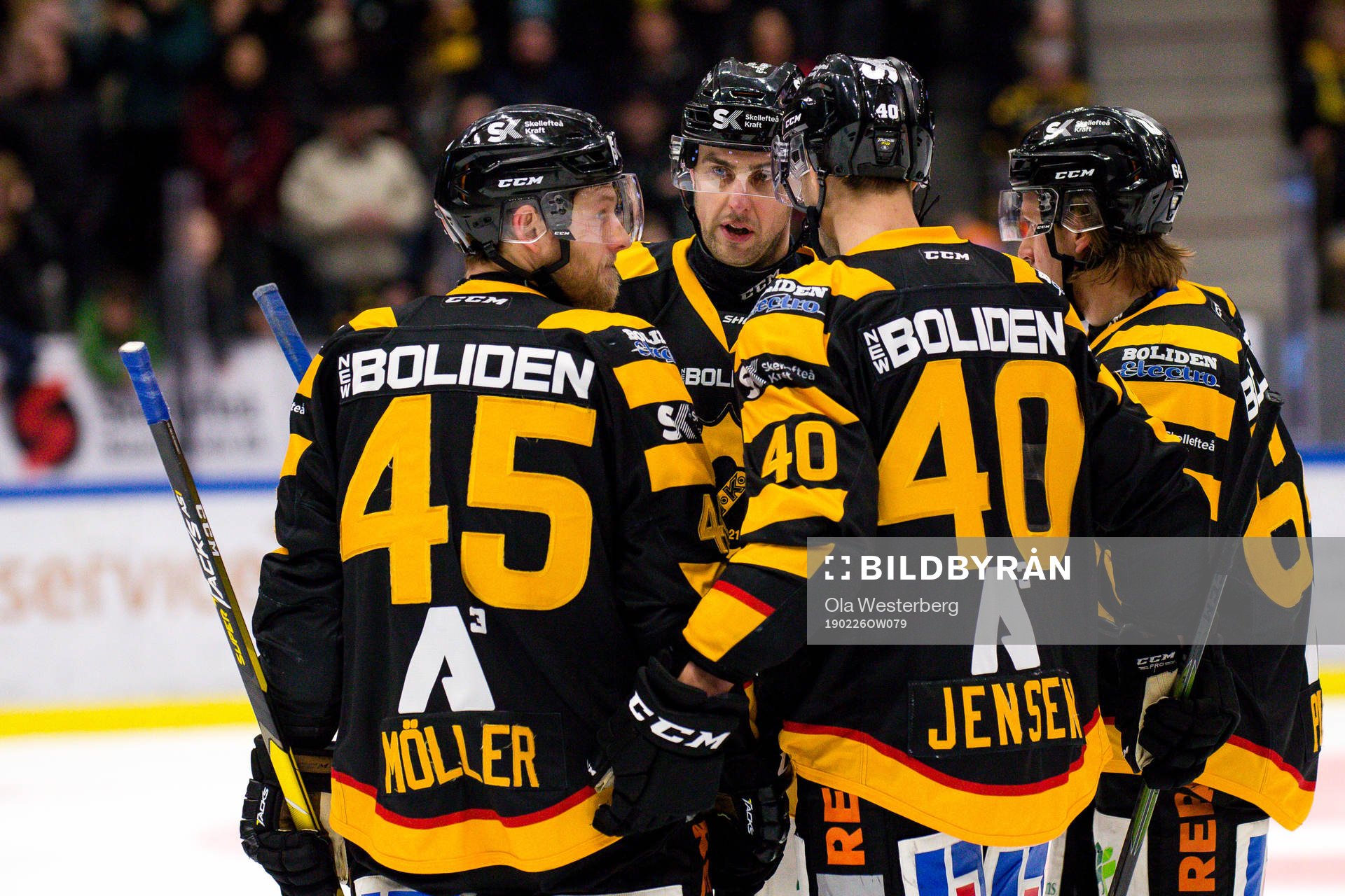 Skellefteås Oscar Möller, Joakim Lindström och Jesper