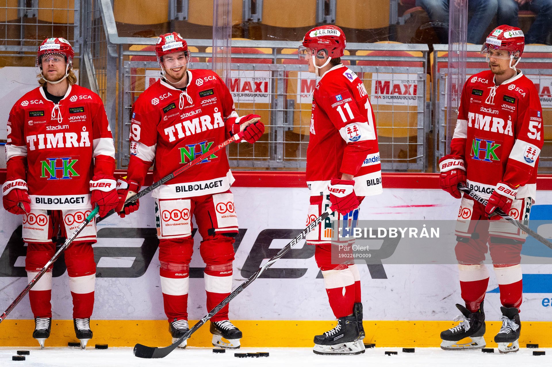 Timrås Oskar Drugge, Sebastian Collberg, Henrik Törnqvist