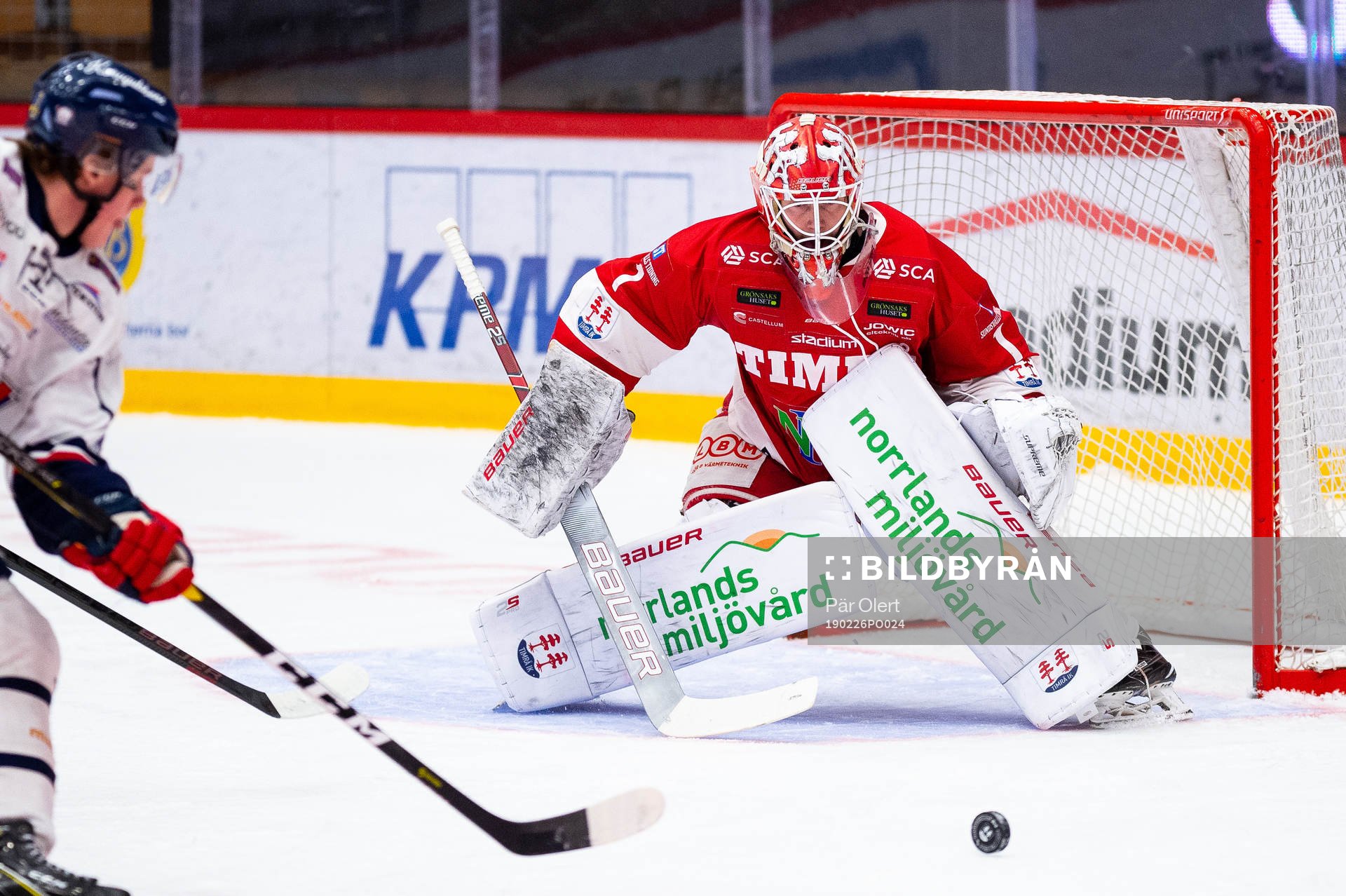 Timrås målvakt Victor Brattström