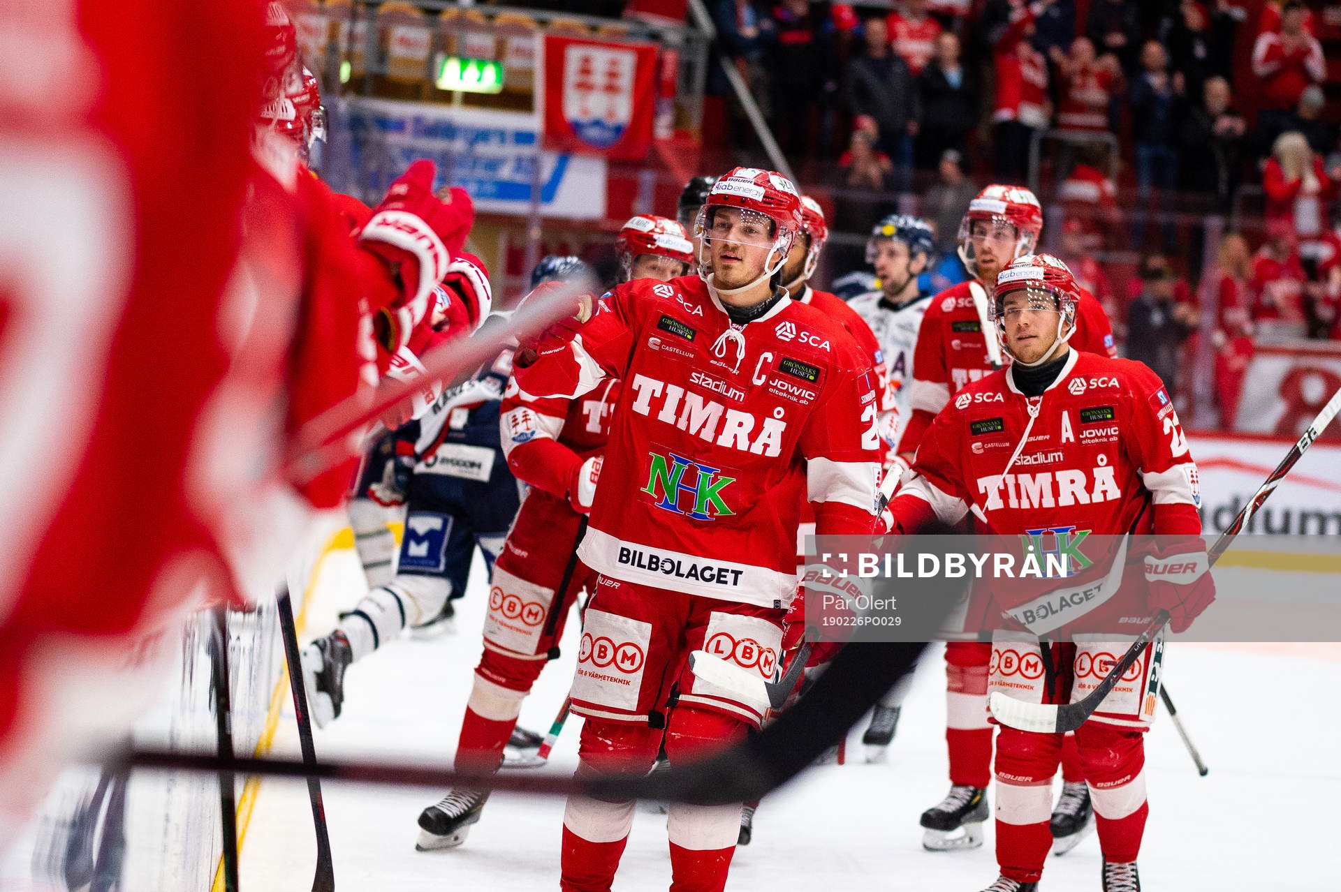 Timrås Hampus Larsson jublar