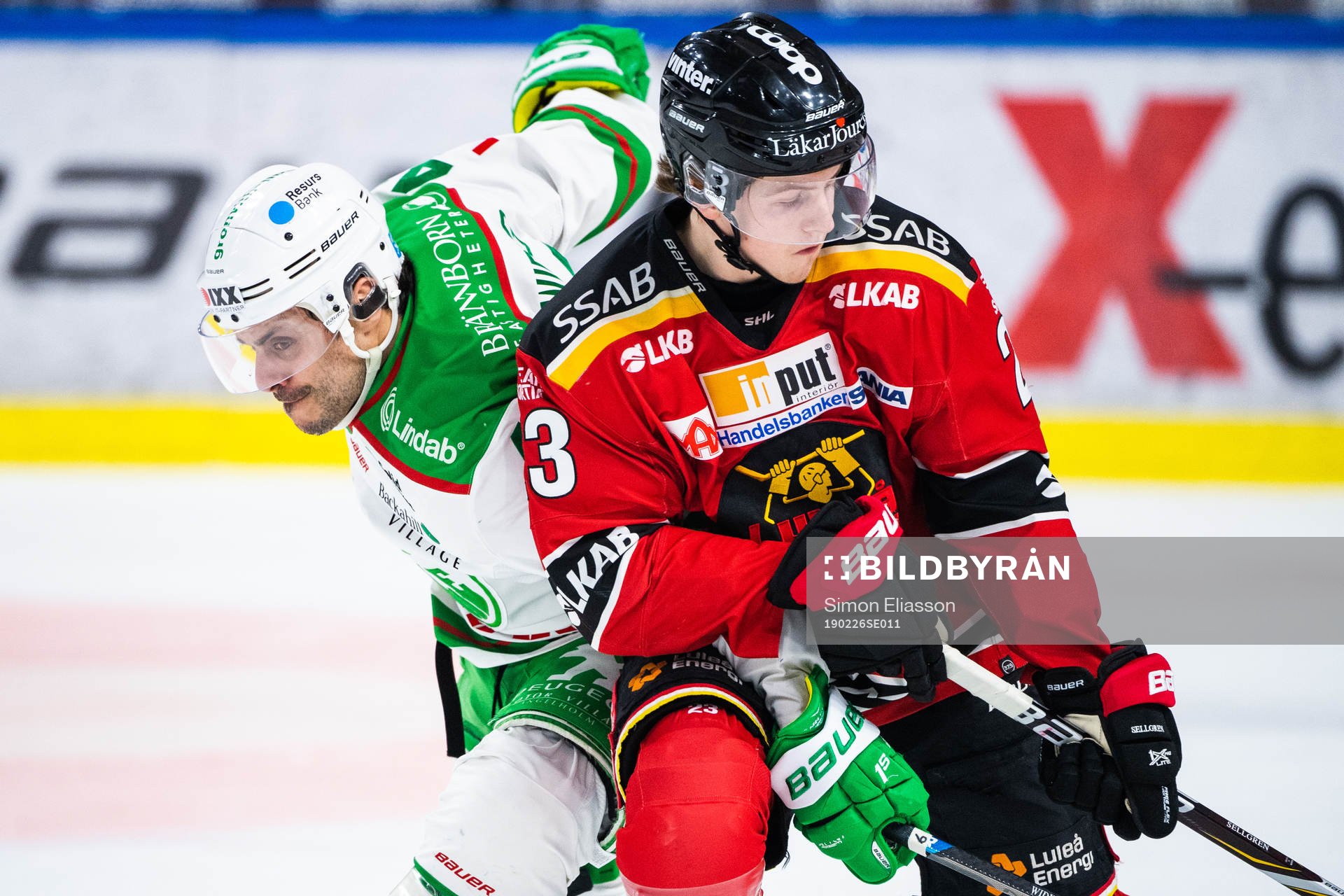 Rögles Daniel Widing och Luleås Jesper Sellgren