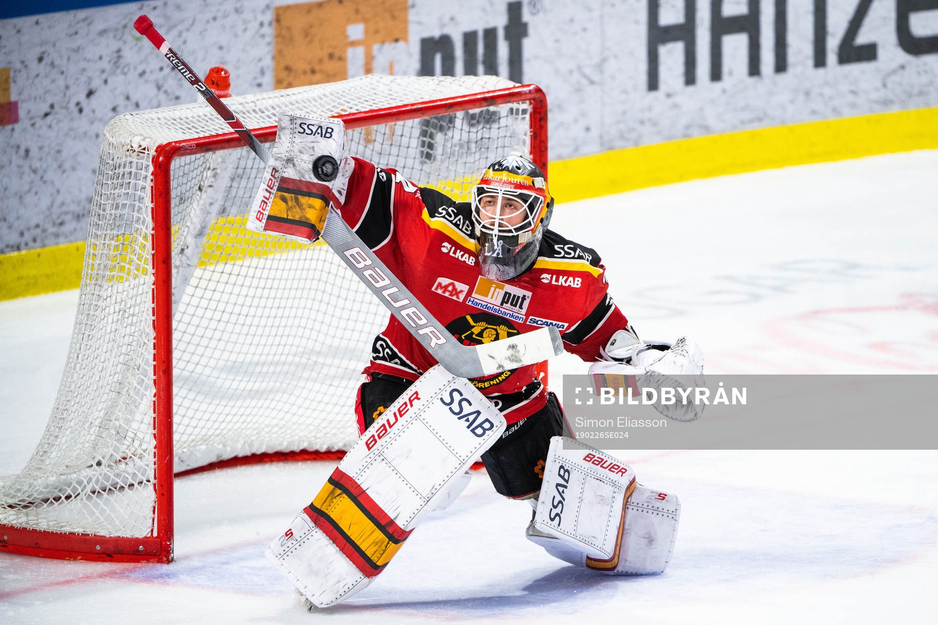 Luleås målvakt Joel Lassinantti