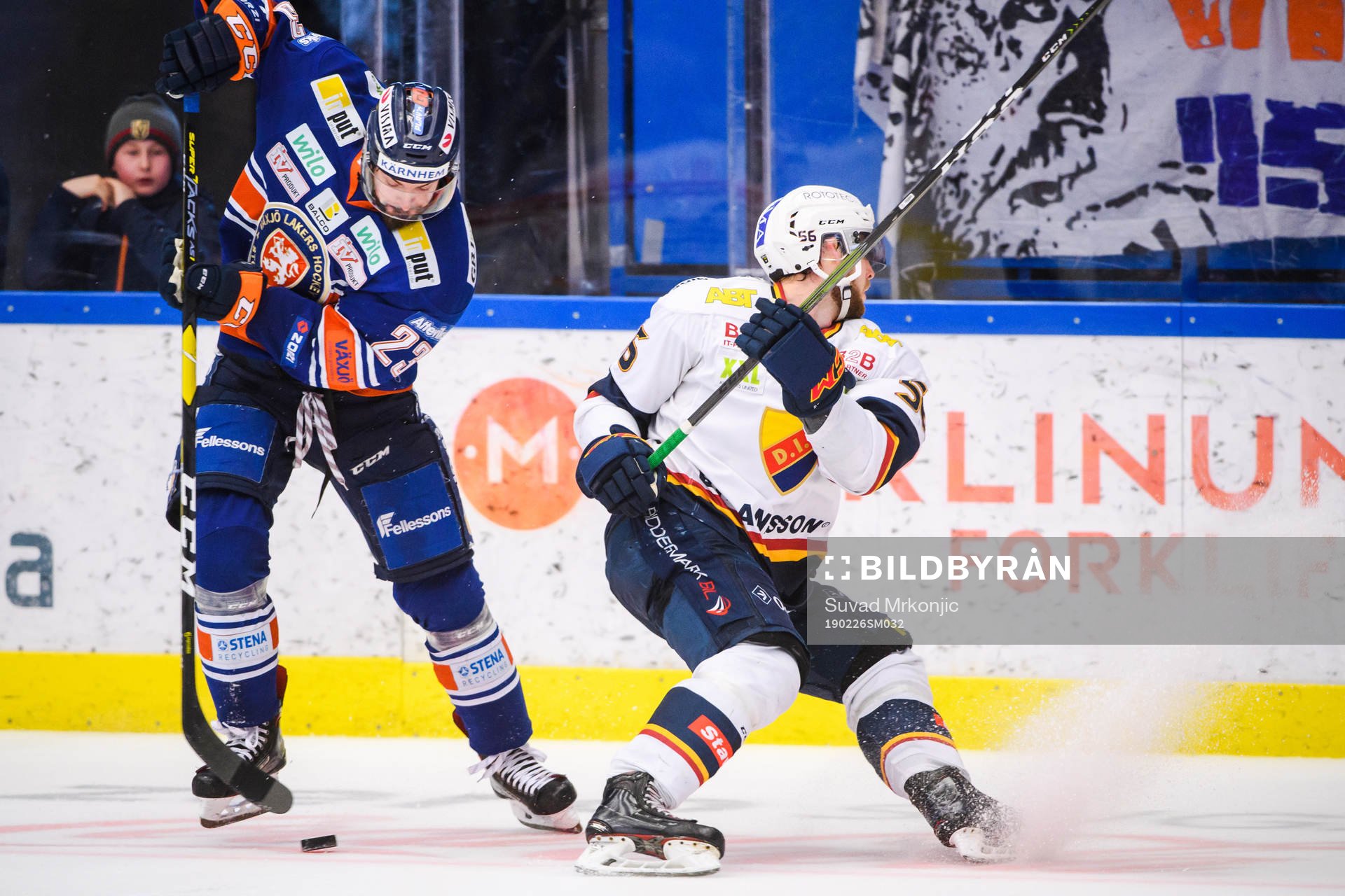 Växjös Roman Horak och Djurgårdens Robin Norell