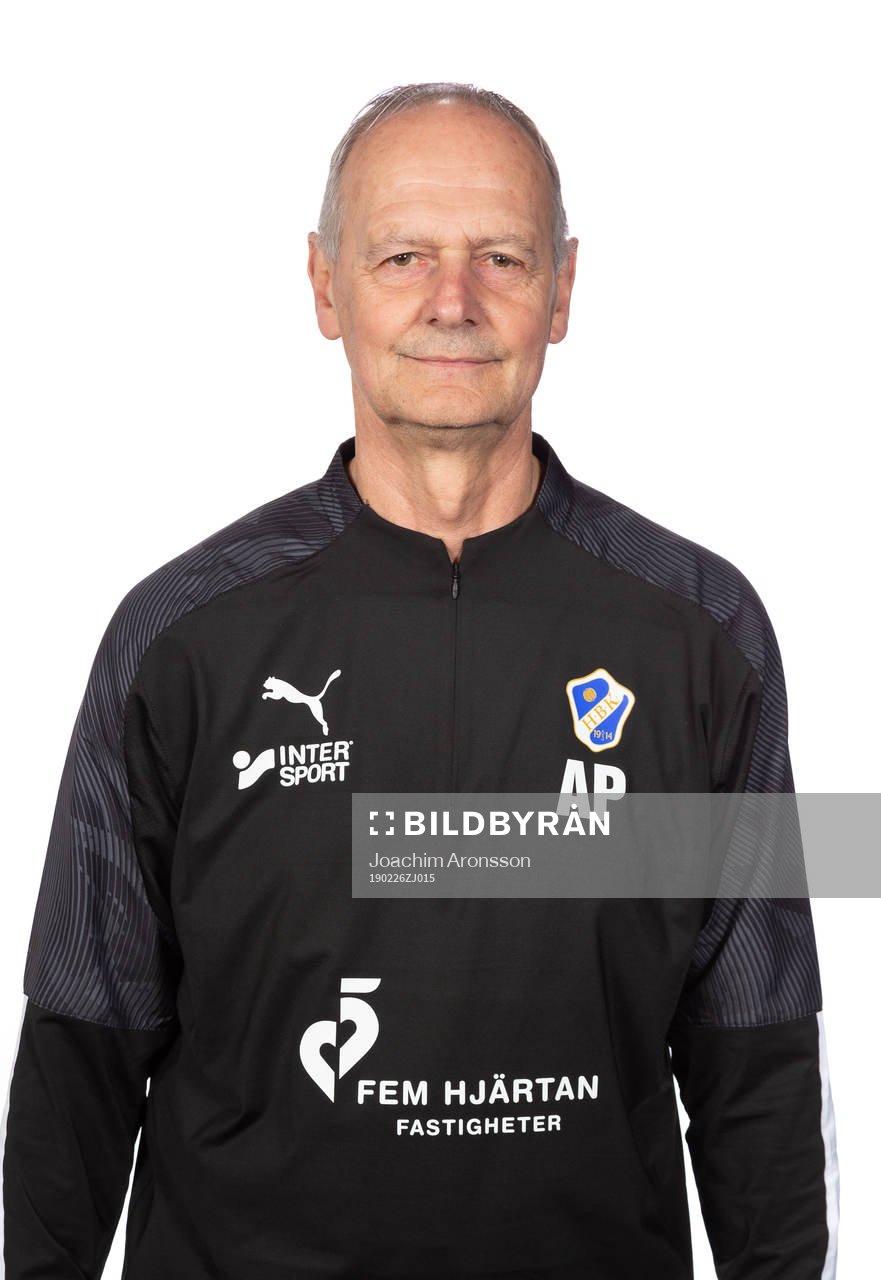 Halmstads lagledare Alf Petersson poserar för ett porträtt den 26 februari 2019 i Halmstad.