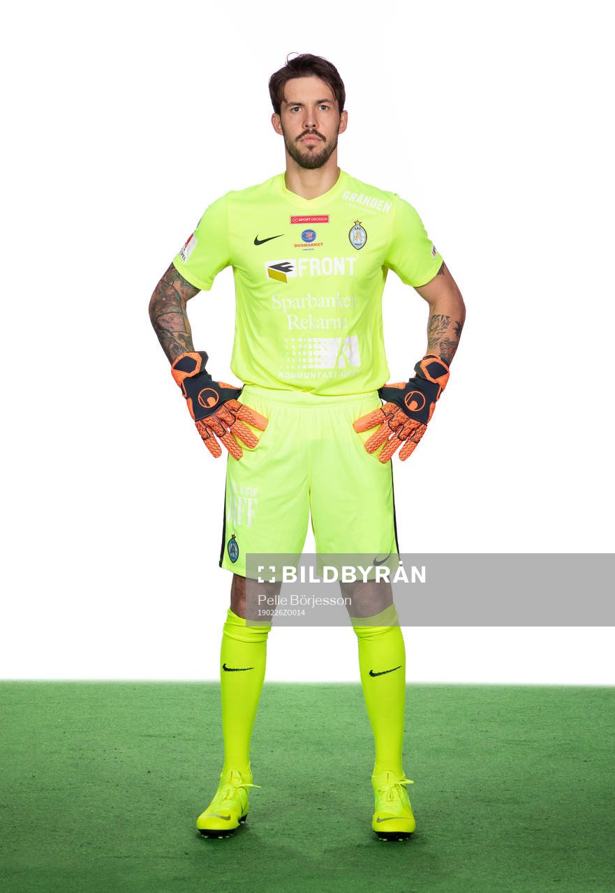 AFC Eskilstunas målvakt Mihail Ivanov