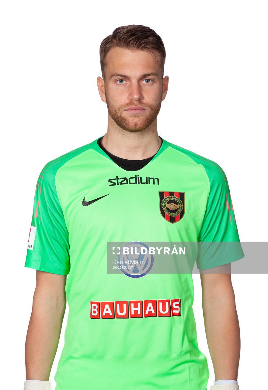 Brommapojkarnas målvakt Rasmus Emanuelsson