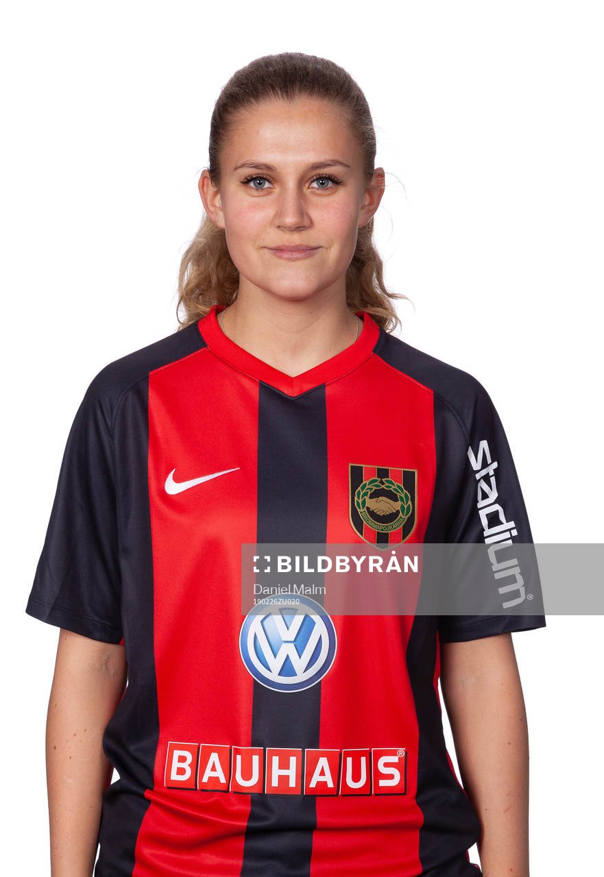 Brommapojkarnas Felicia Thörngren poserar för ett porträtt den 26 februari 2019 i Stockholm.