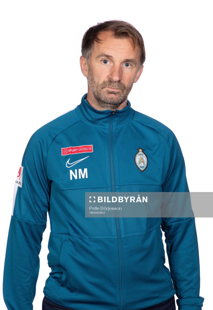 AFC Eskilstunas huvudtränare Nemanja Miljanović