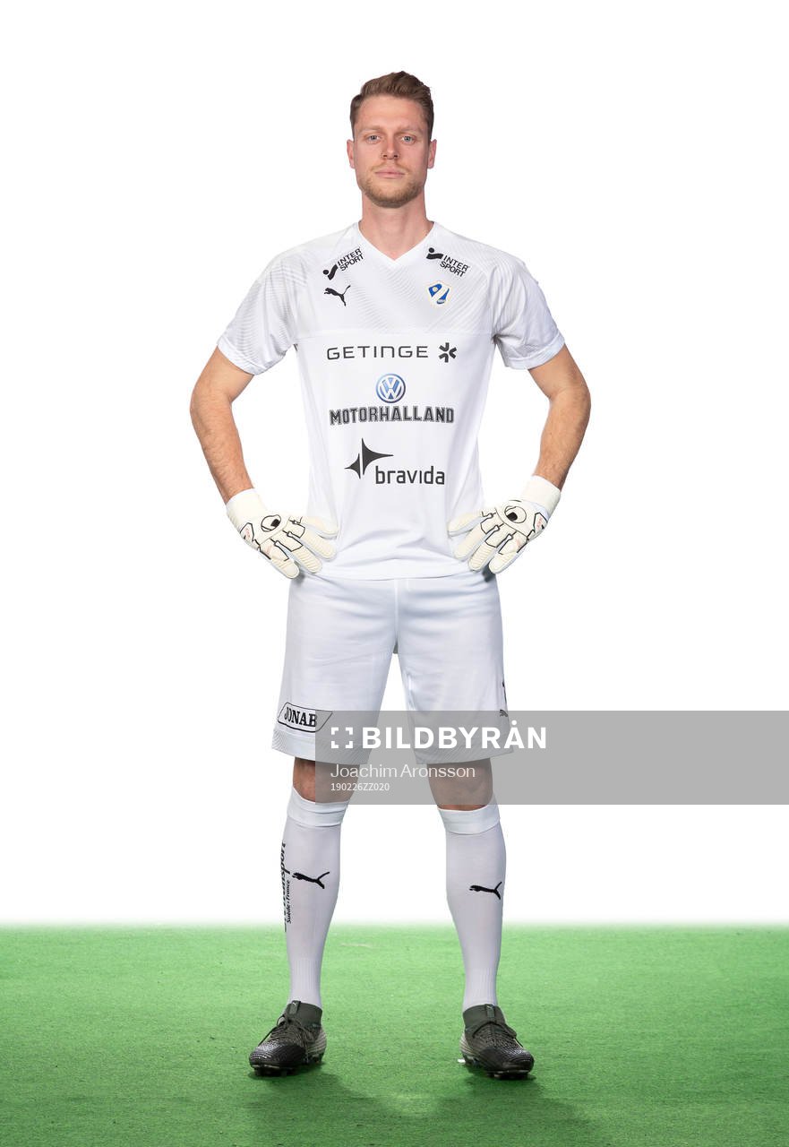 Halmstads målvakt Malkolm Nilsson