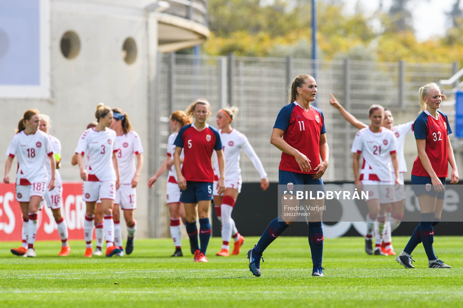 Lisa-Marie Karlseng Utland of Norway looks dejected