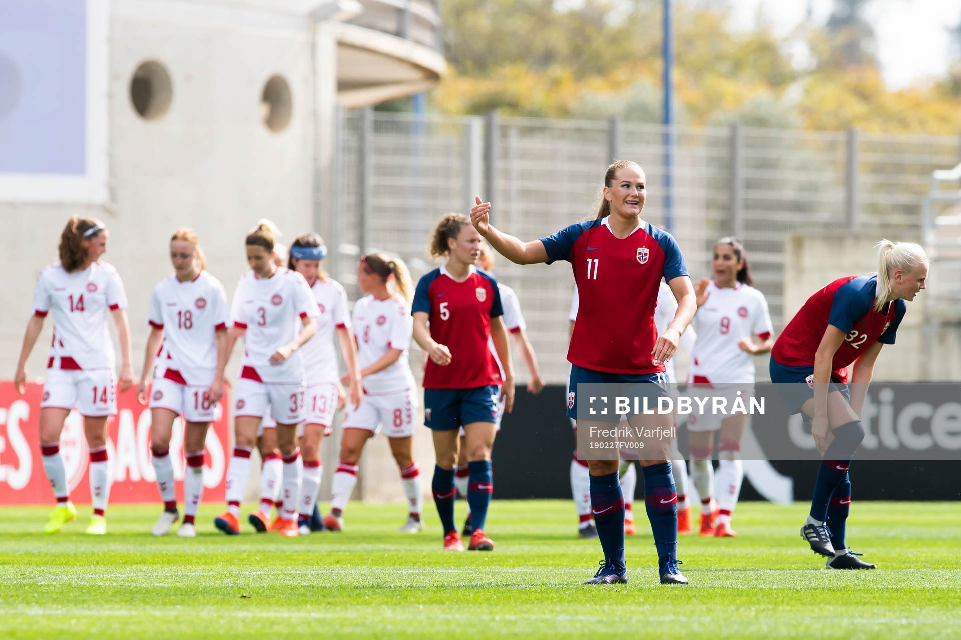 Lisa-Marie Karlseng Utland of Norway looks dejected