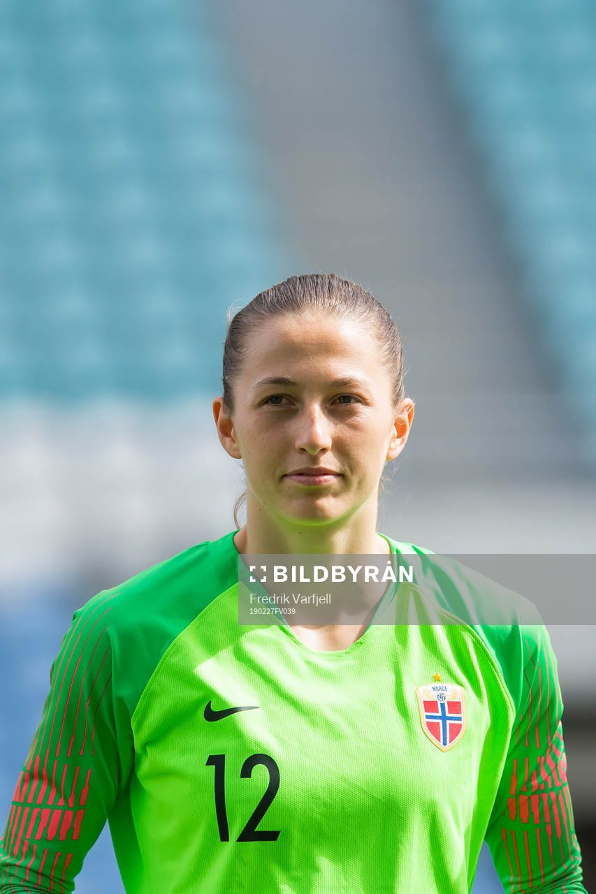 Goalkeeper Cecilie Fiskerstrand of Norway