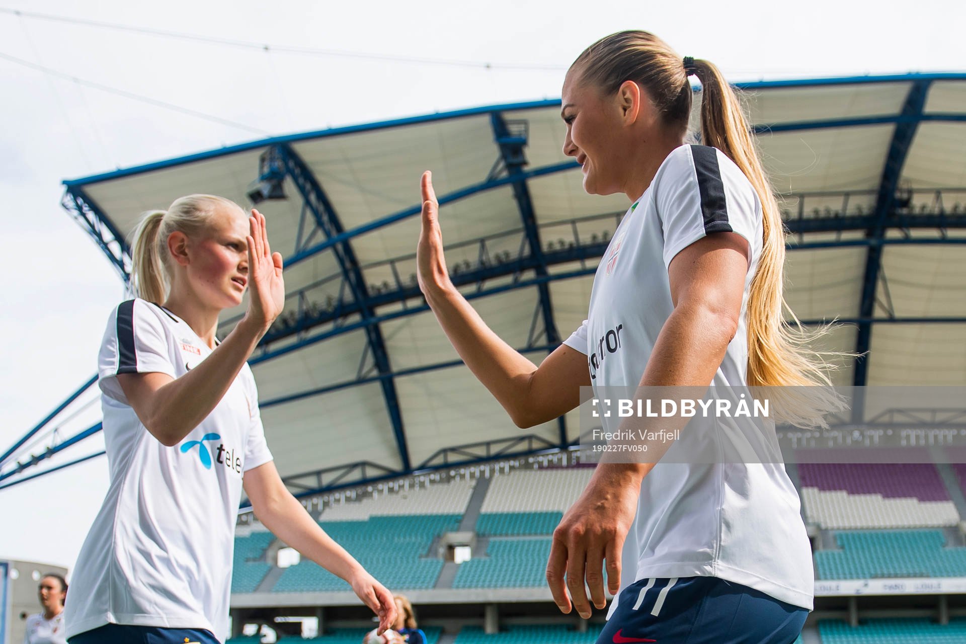 Karina Sævik and Lisa-Marie Karlseng Utland of Norway