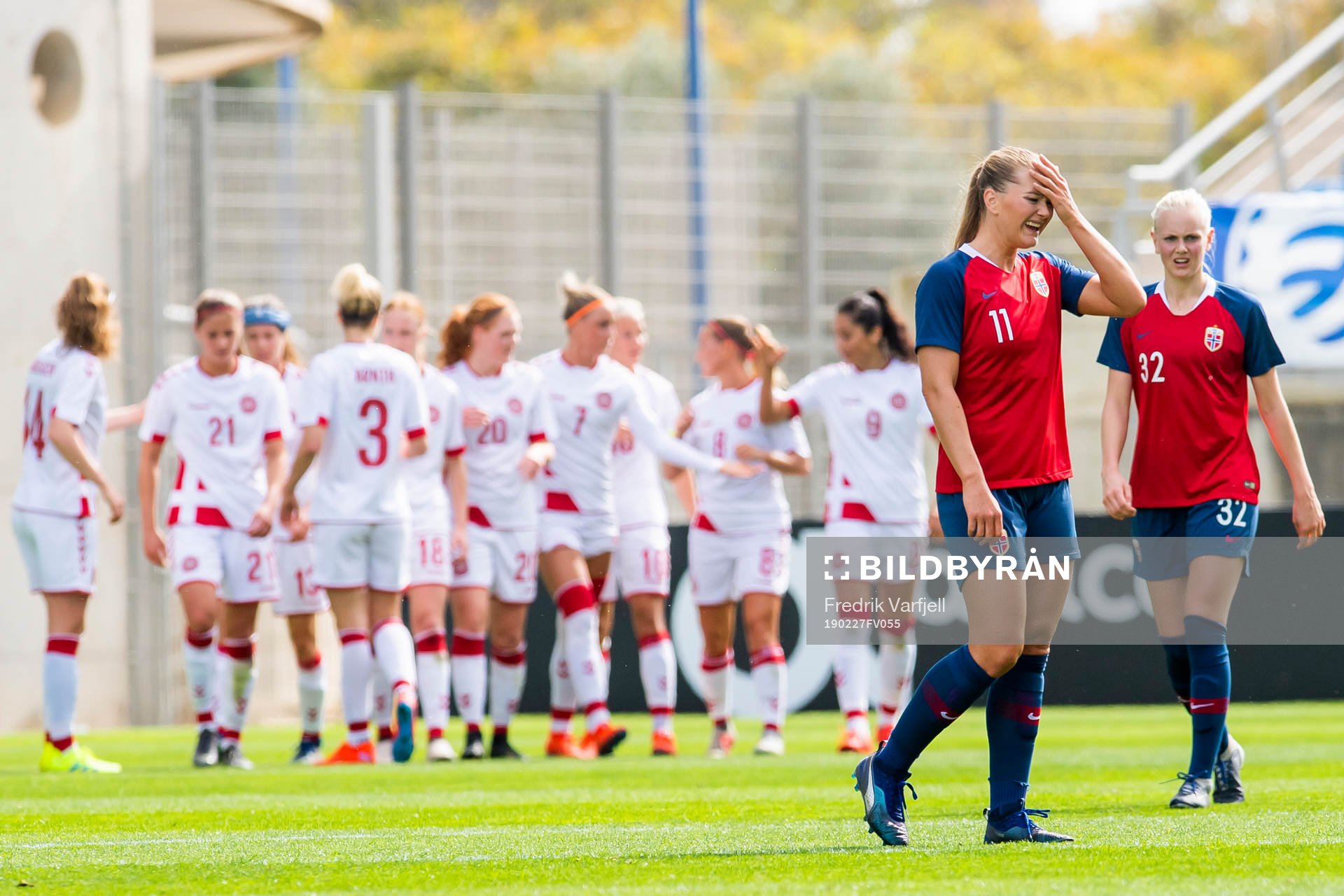 Lisa-Marie Karlseng Utland looks dejected