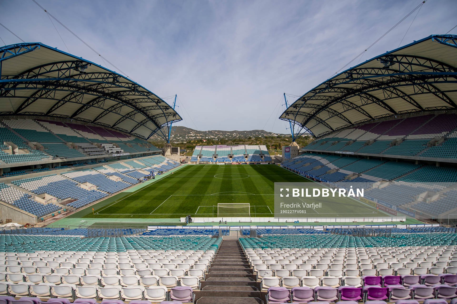 General view of Estadio Algarve