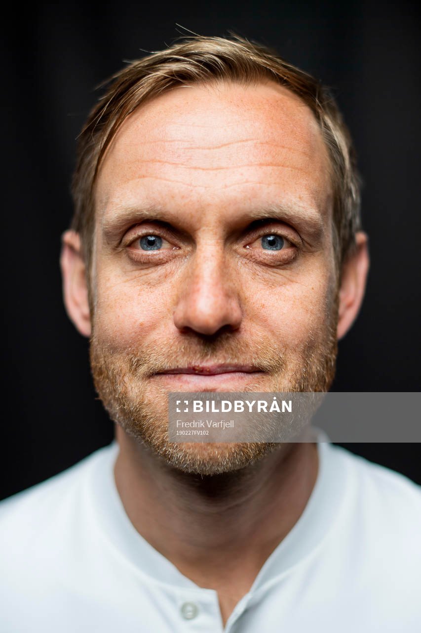 Martin Sjögren, head coach of Norway, poses for a portrait