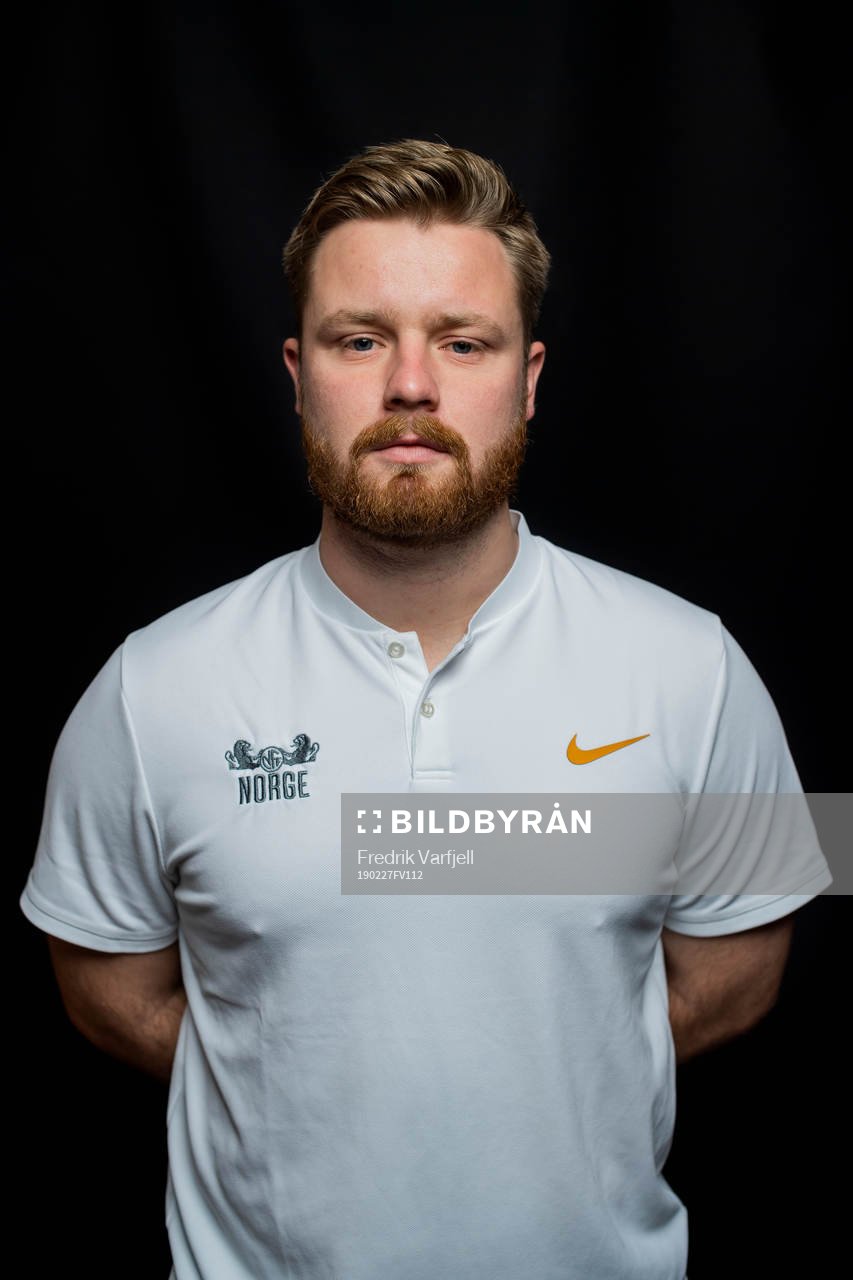 Fredrik Vold poses for a portrait