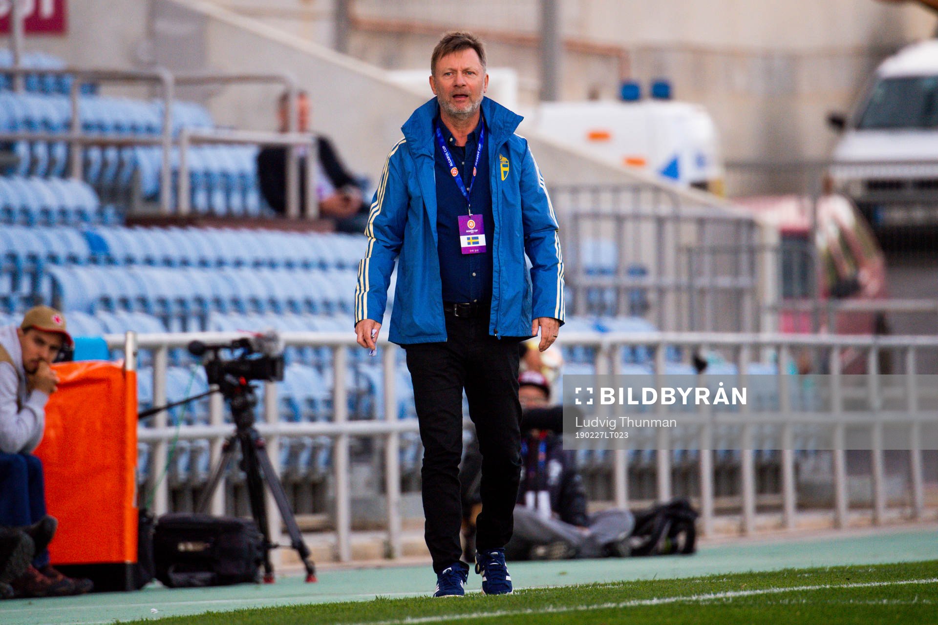 Peter Gerhardsson, head coach of Sweden