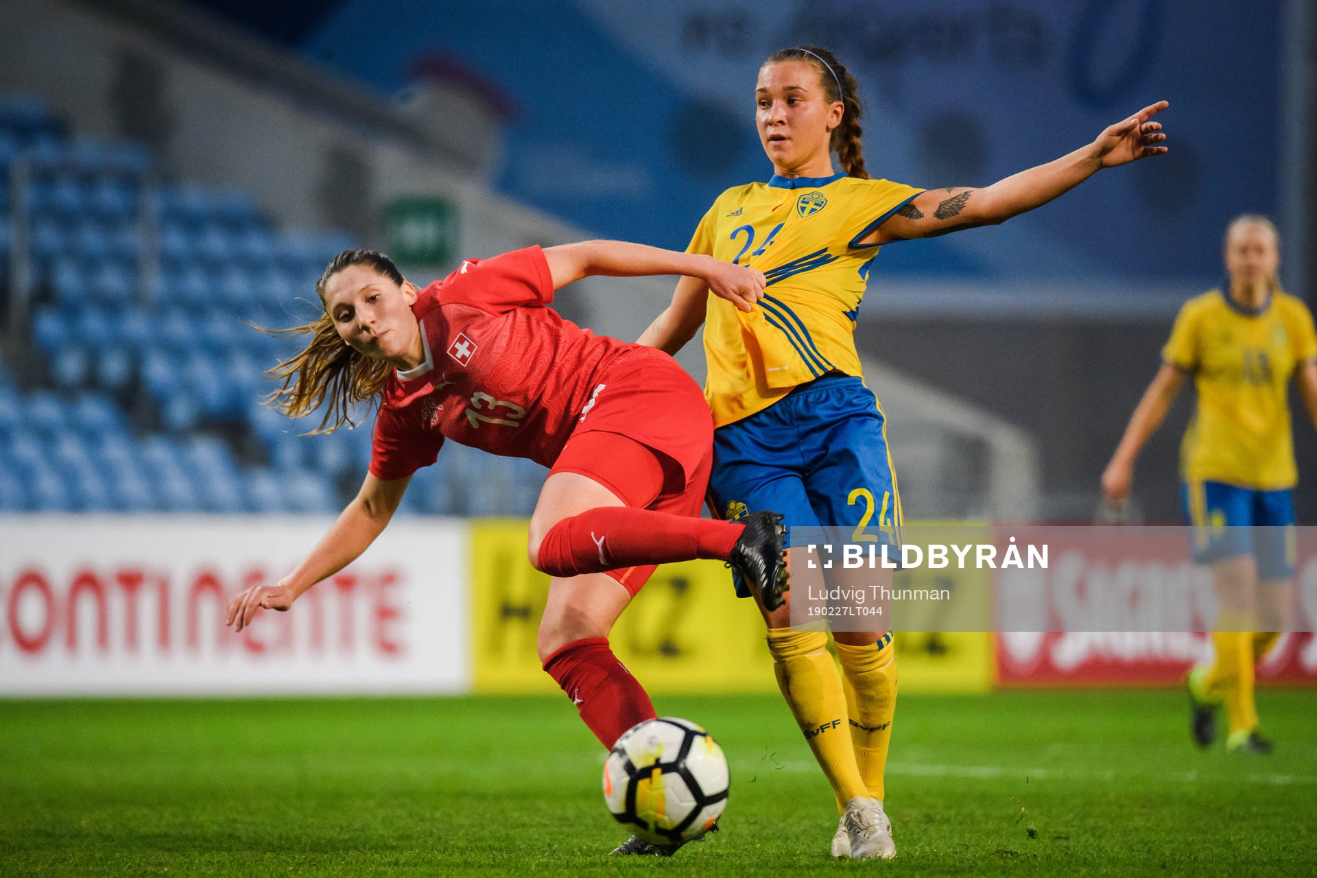 Sandrine Mauron of Switzerland and Julia Zigiotti Olme  of