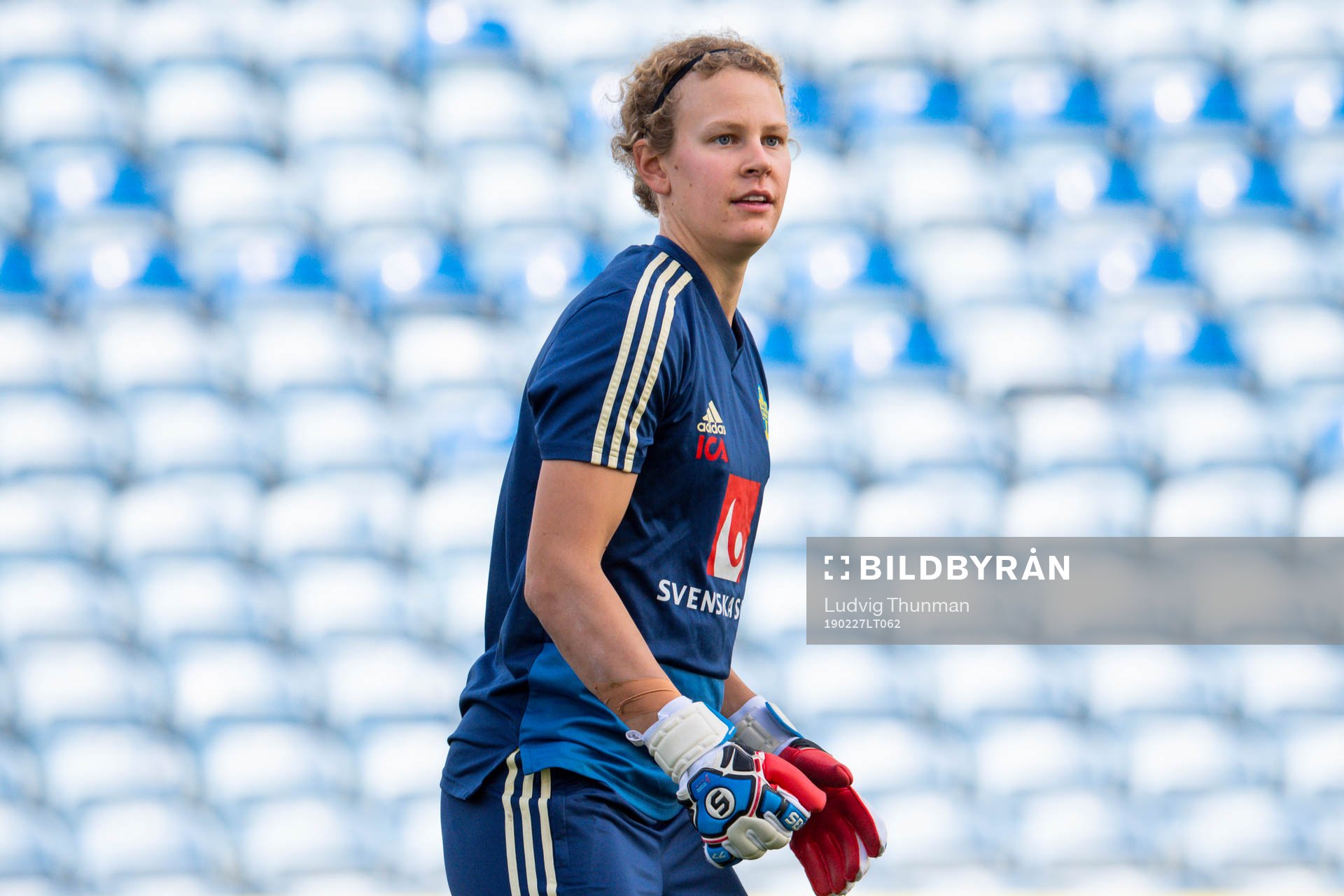 Goalkeeper Cajsa Andersson
