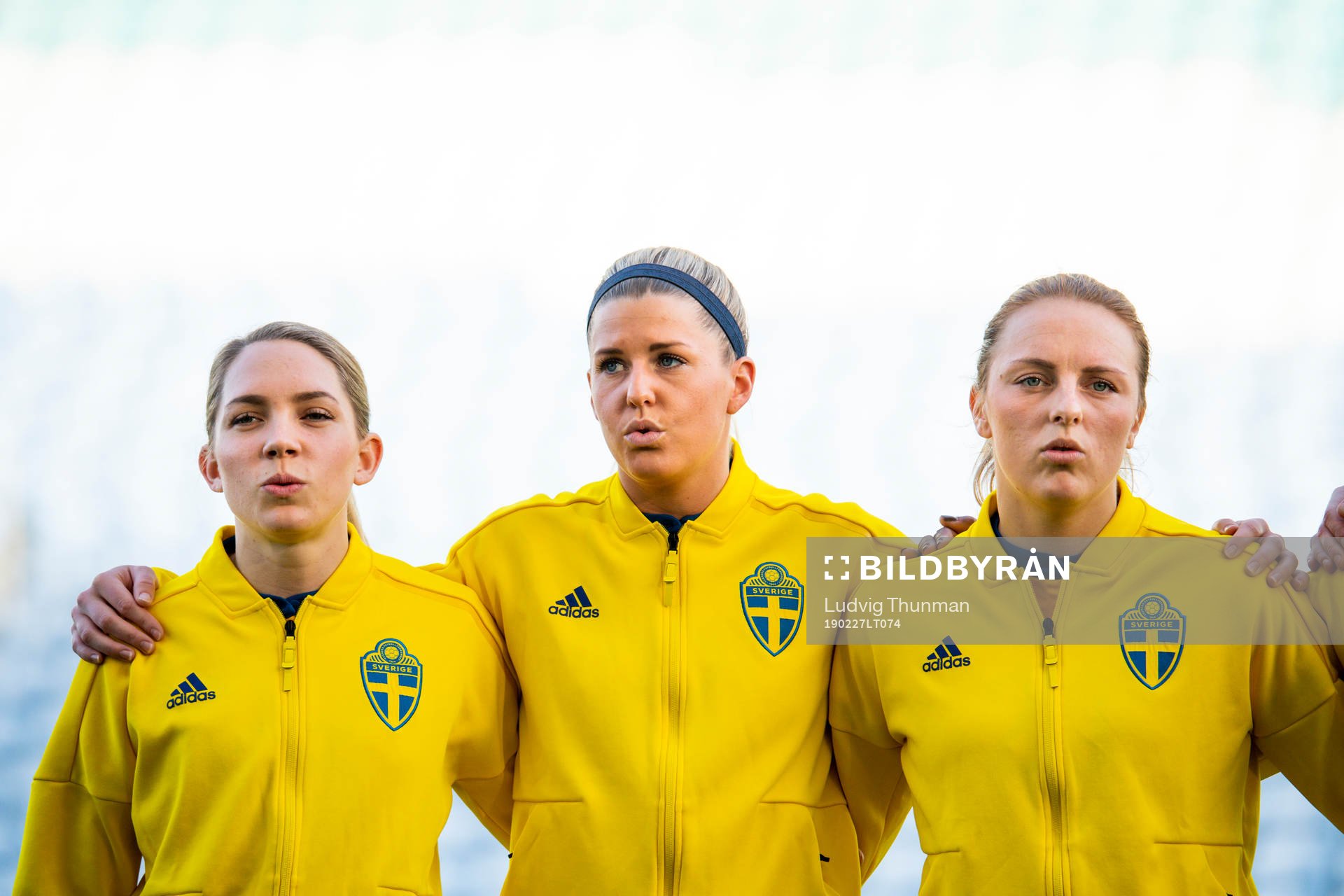 Elin Rubensson, Olivia Schough and Mimmi Larsson