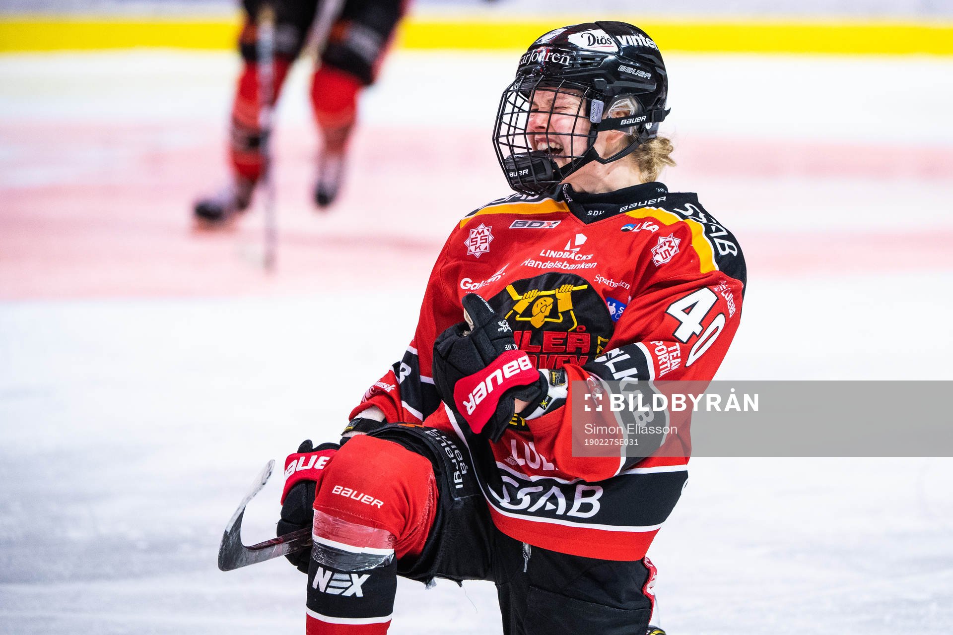 Luleås Noora Tulus jublar