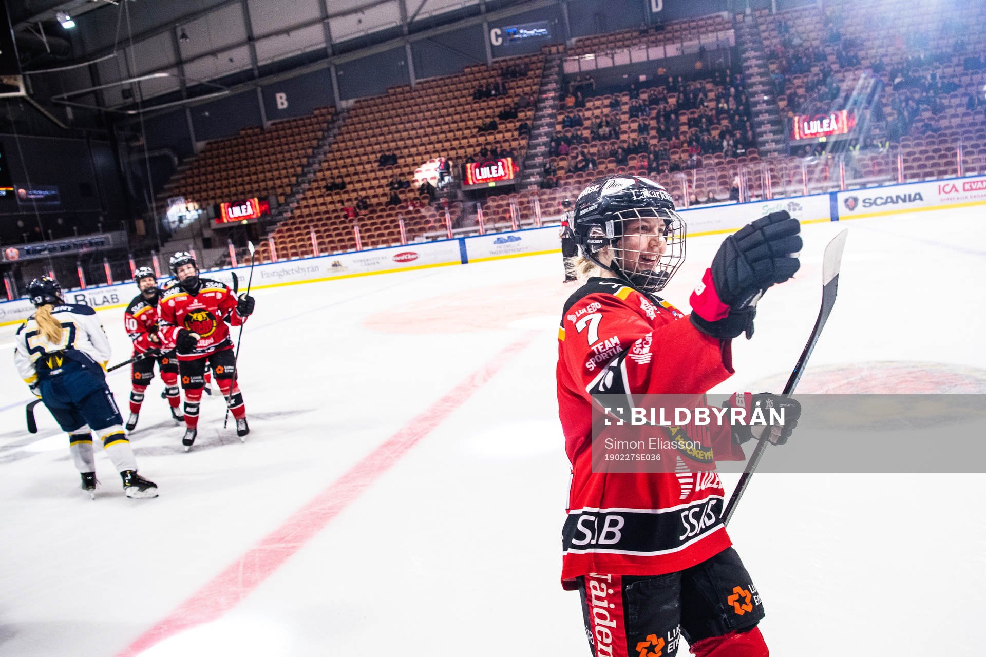 Luleås Ida Boman jublar