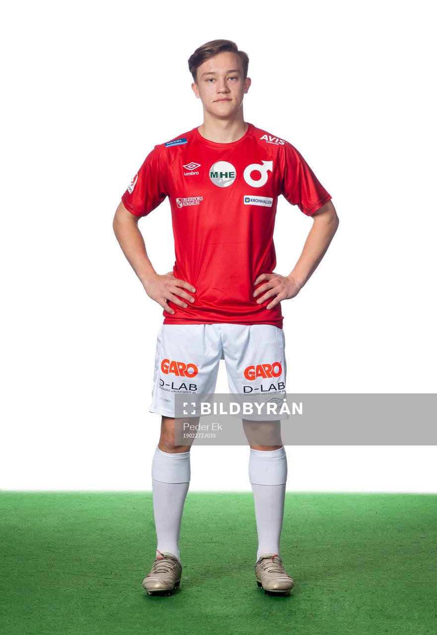 Degerfors Emil Portén poserar för ett porträtt den 27 februari 2019 i Degerfors.