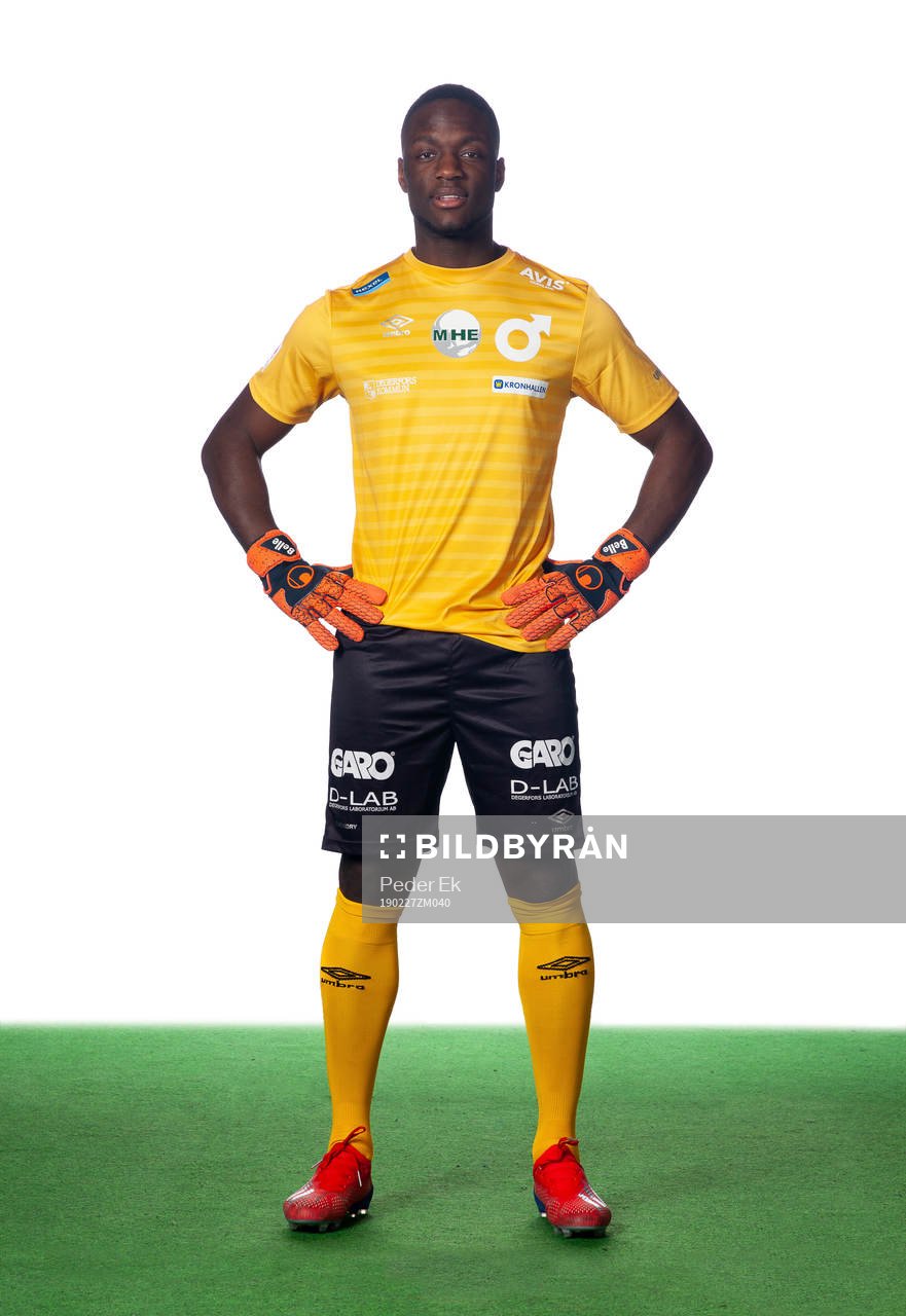 Degerfors målvakt Ismael Diawara