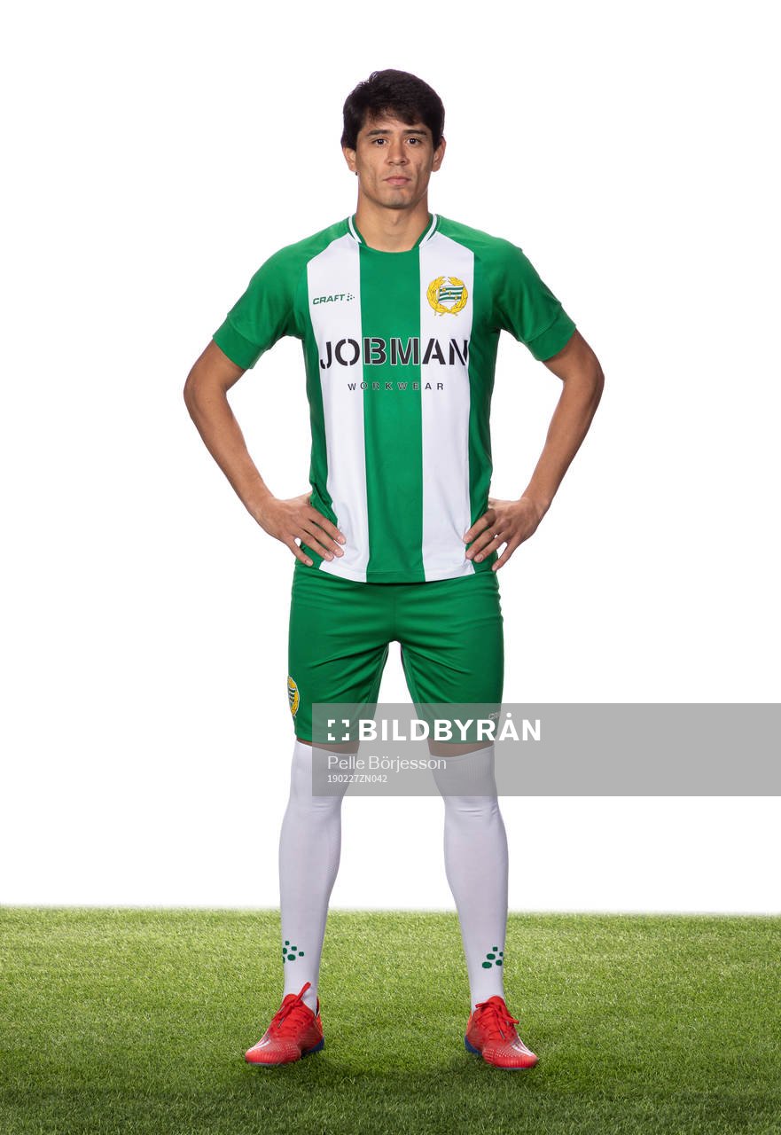 Hammarbys Jean Carlos de Brito poserar för ett porträtt den 27 februari 2019 i Stockholm.