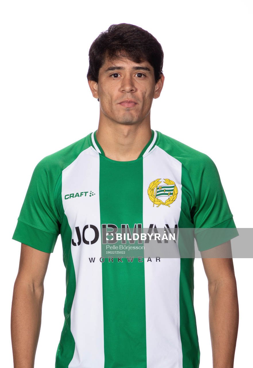 Hammarbys Jean Carlos de Brito poserar för ett porträtt den 27 februari 2019 i Stockholm.