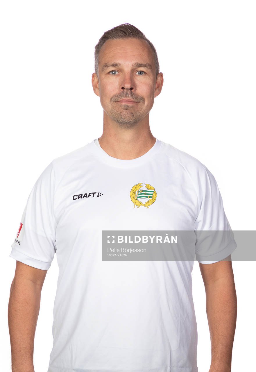 Hammarbys team manager Mathias Eriksson