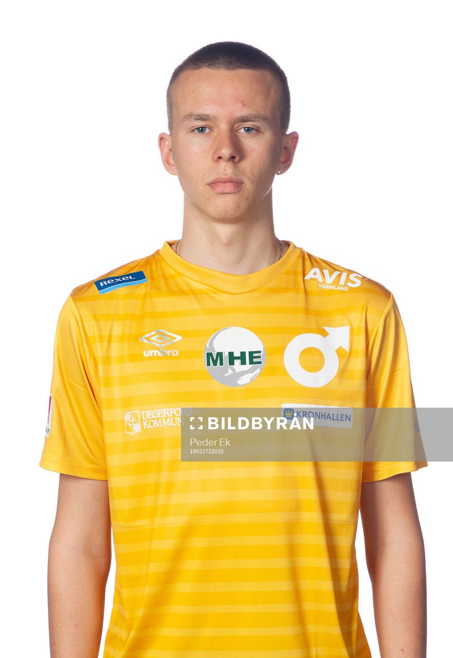 Degerfors målvakt Hugo Claesson
