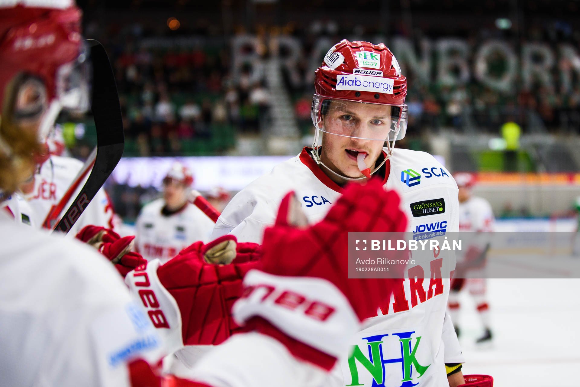 Timrås Henrik Törnqvist jublar