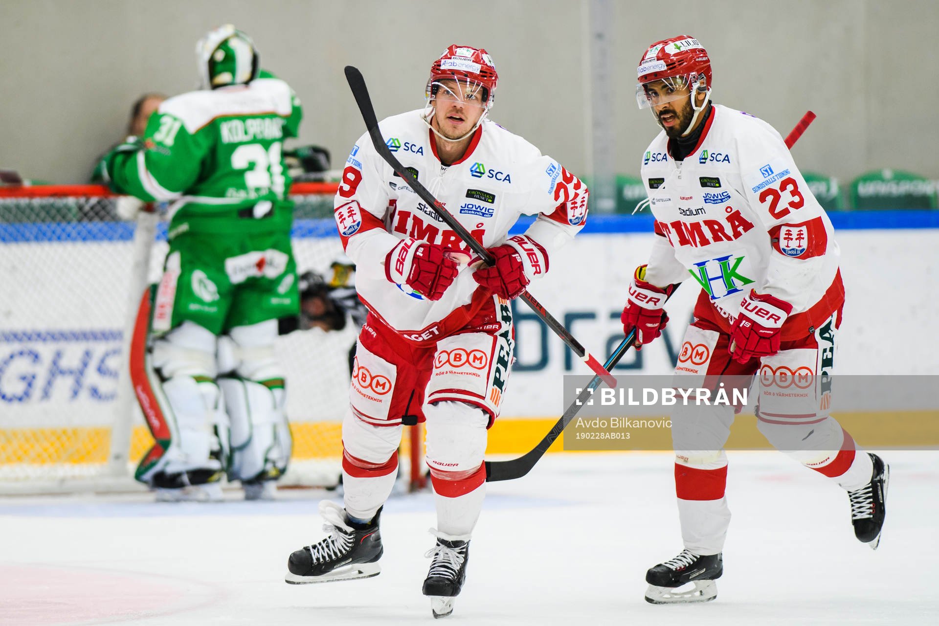 Timrås Morten Madsen jublar