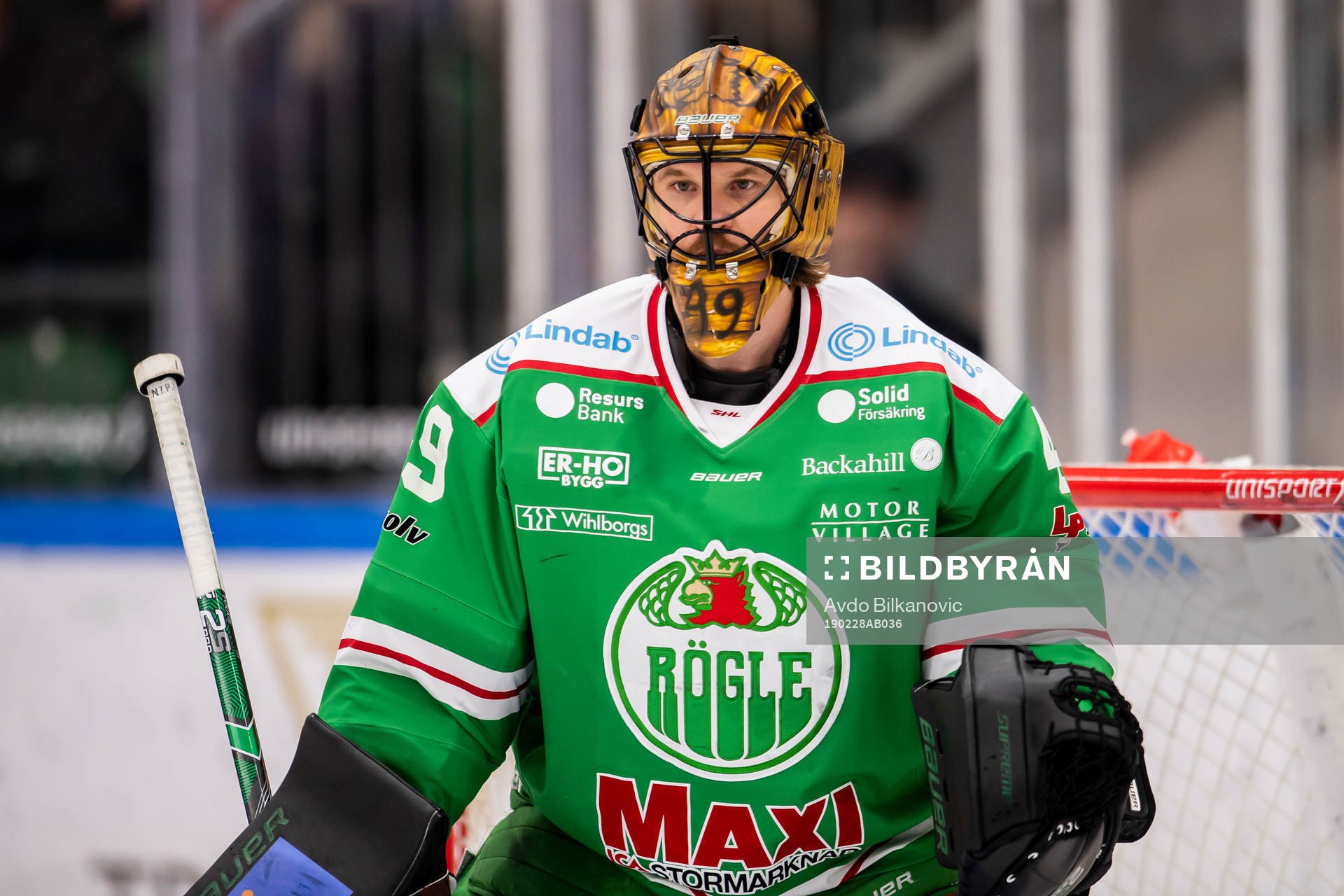Rögles målvakt Justin Pogge