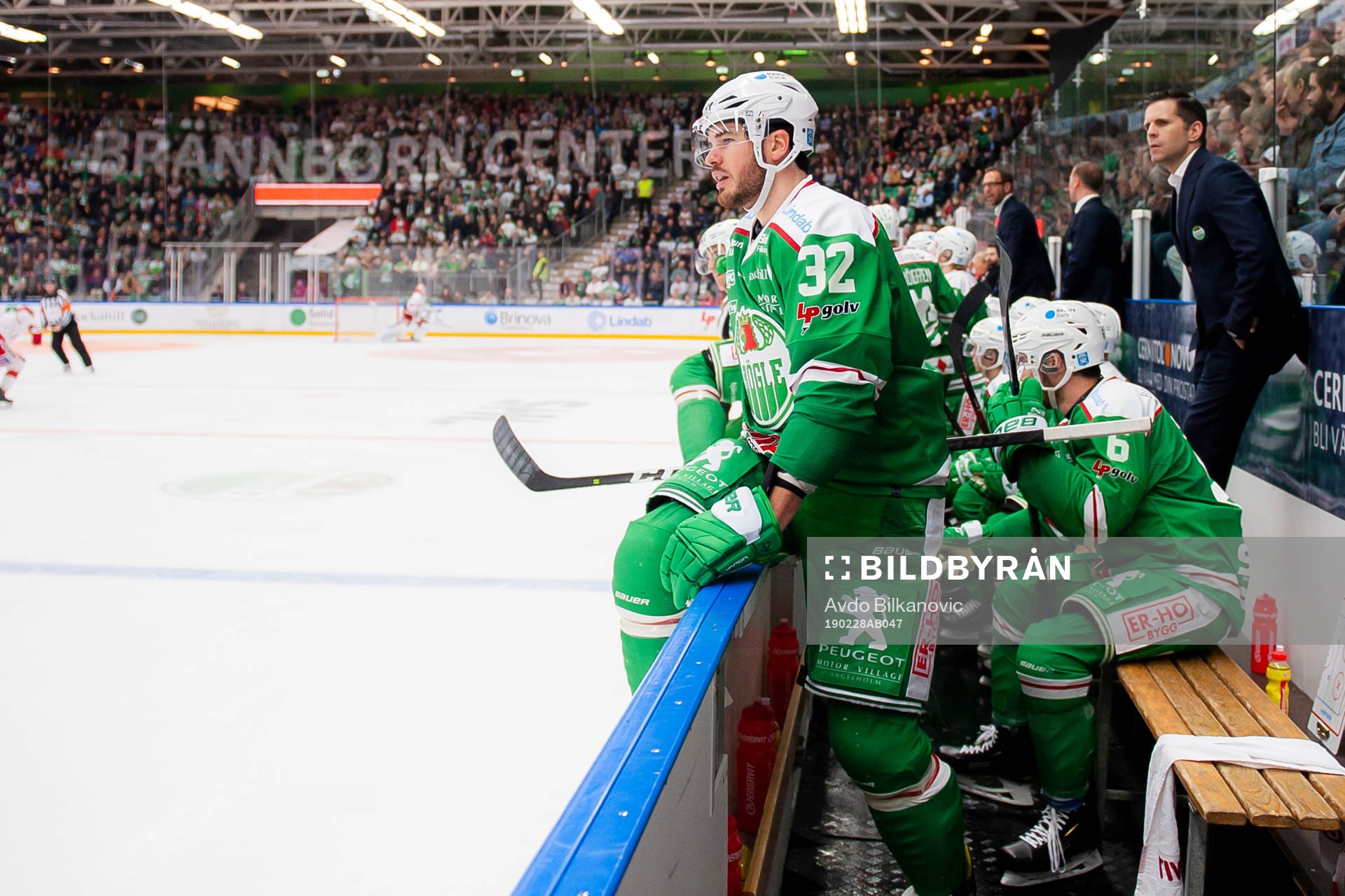 Rögles Éric Gélinas gör sig redo för inhopp