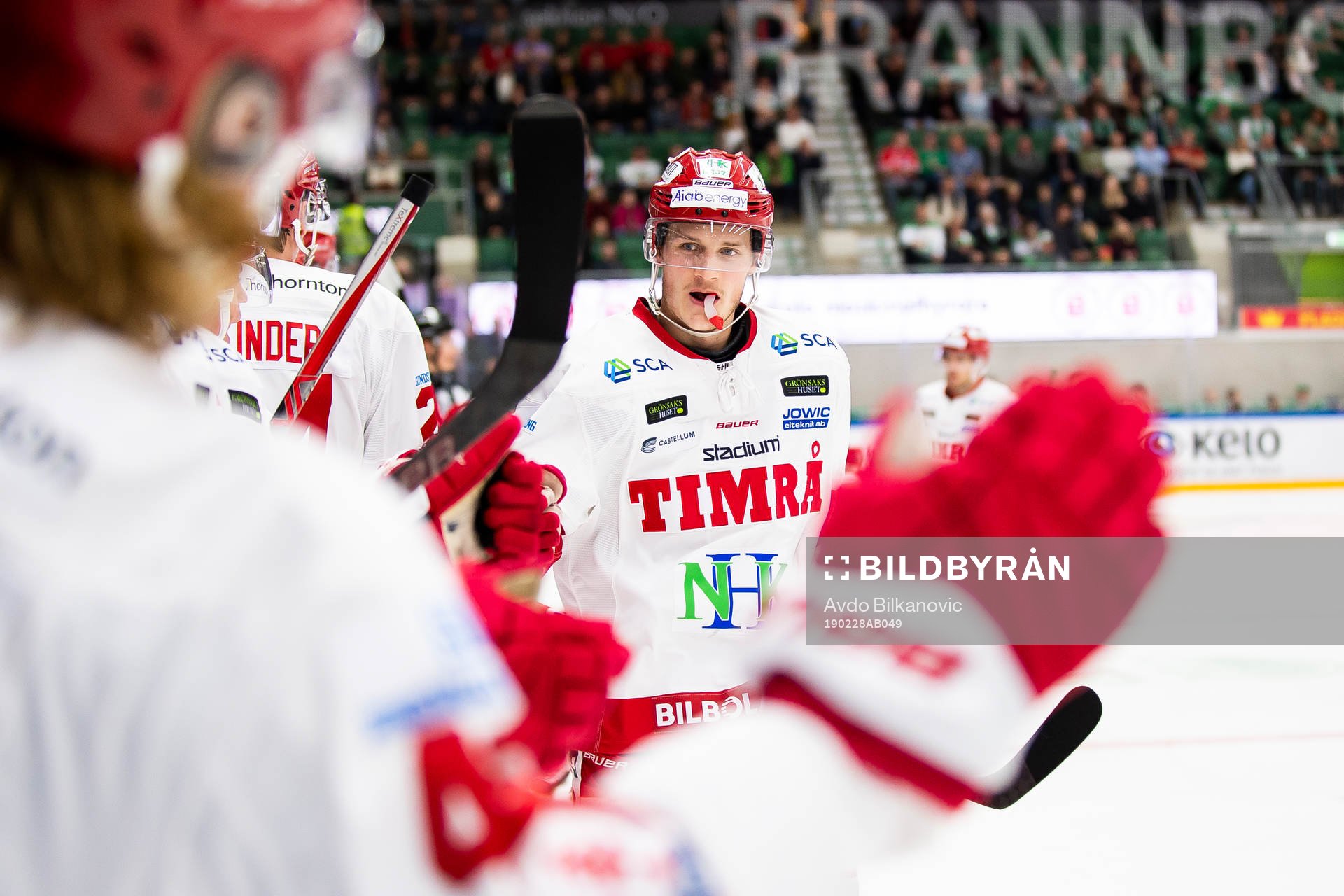 Timrås Henrik Törnqvist jublar