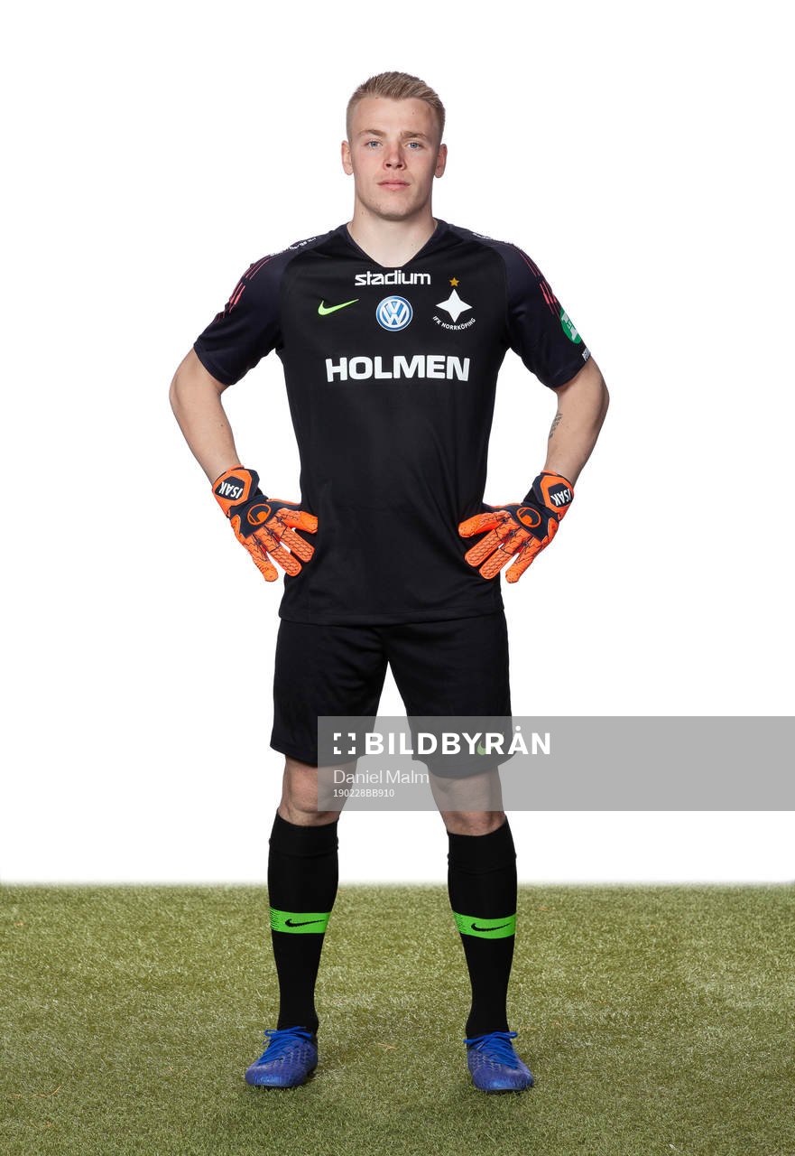 Norrköpings målvakt Isak Pettersson