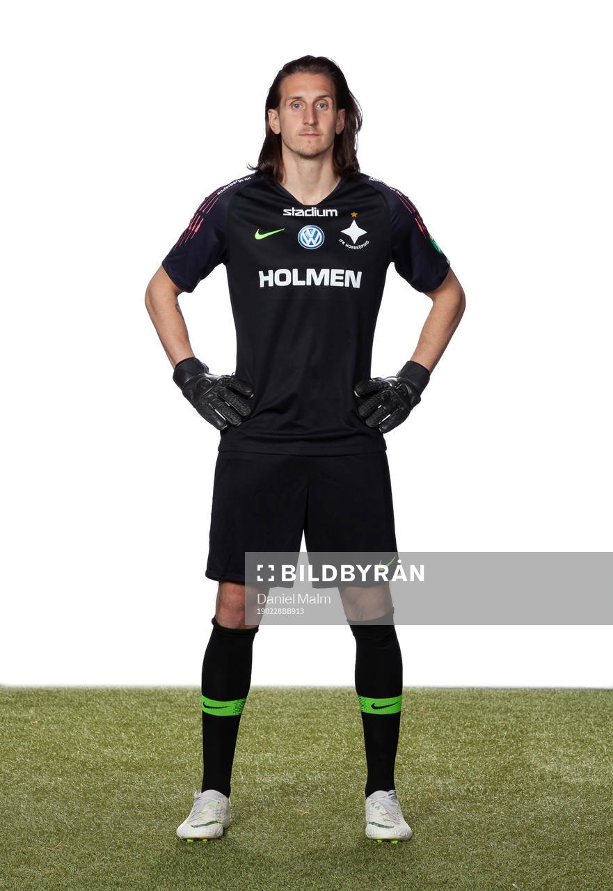 Norrköpings målvakt David Mitov Nilsson