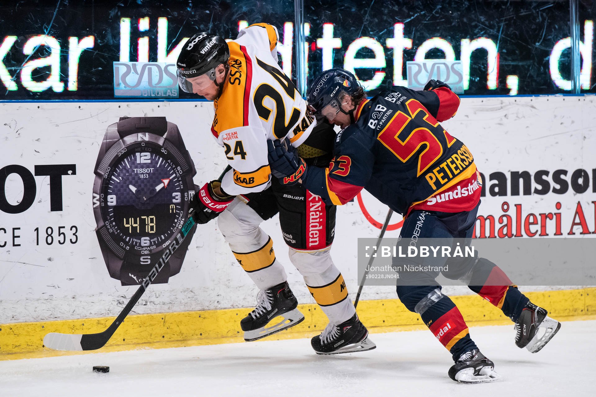 Luleås Johan Harju och Djurgårdens Bobbo Petersson