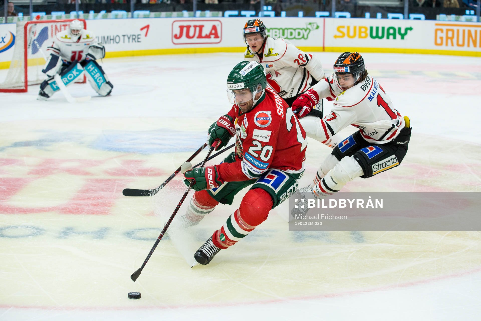 Frölundas Joel Lundqvist och Örebros Viktor Lodin