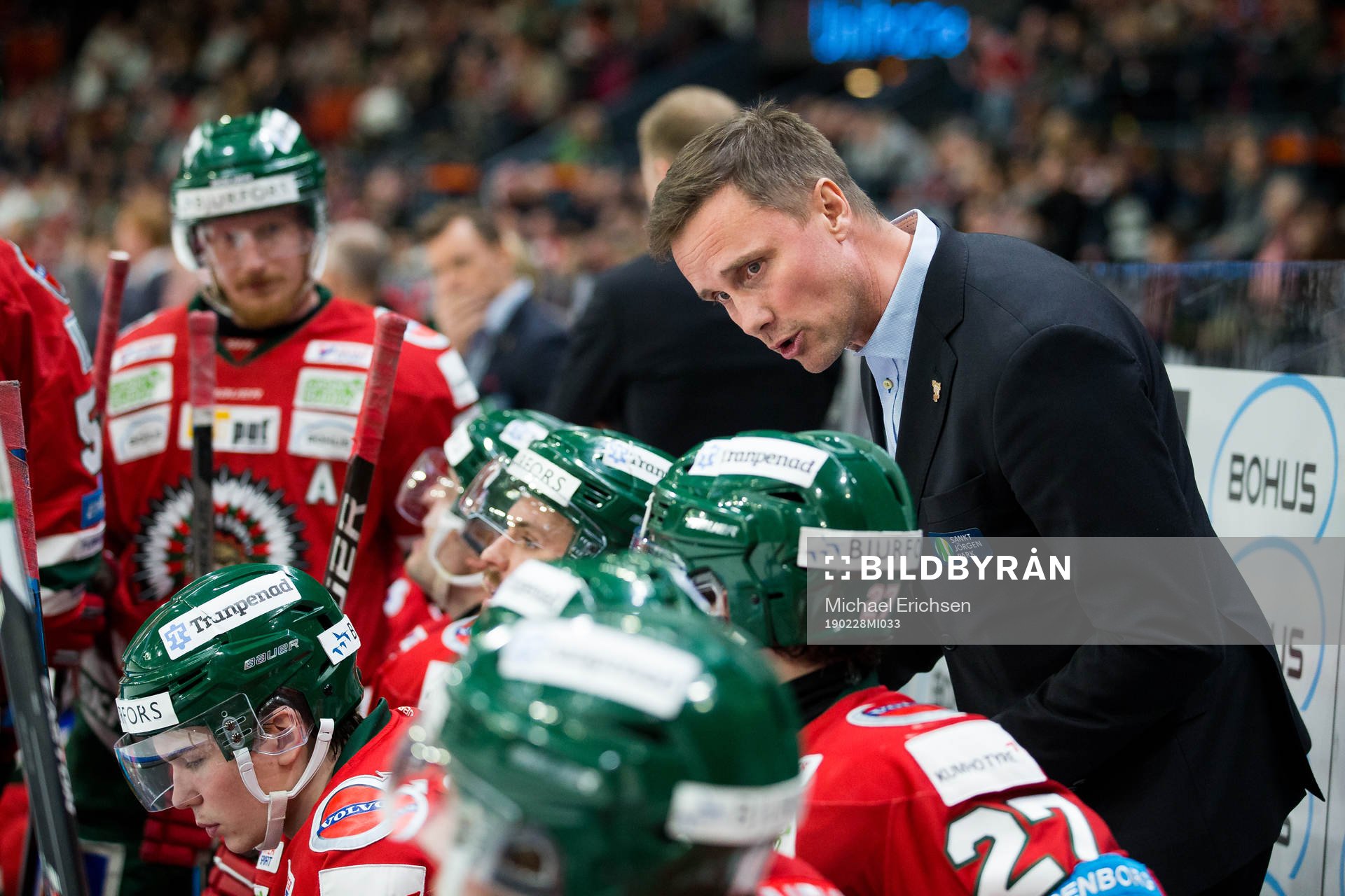 Frölundas tränare Roger Rönnberg