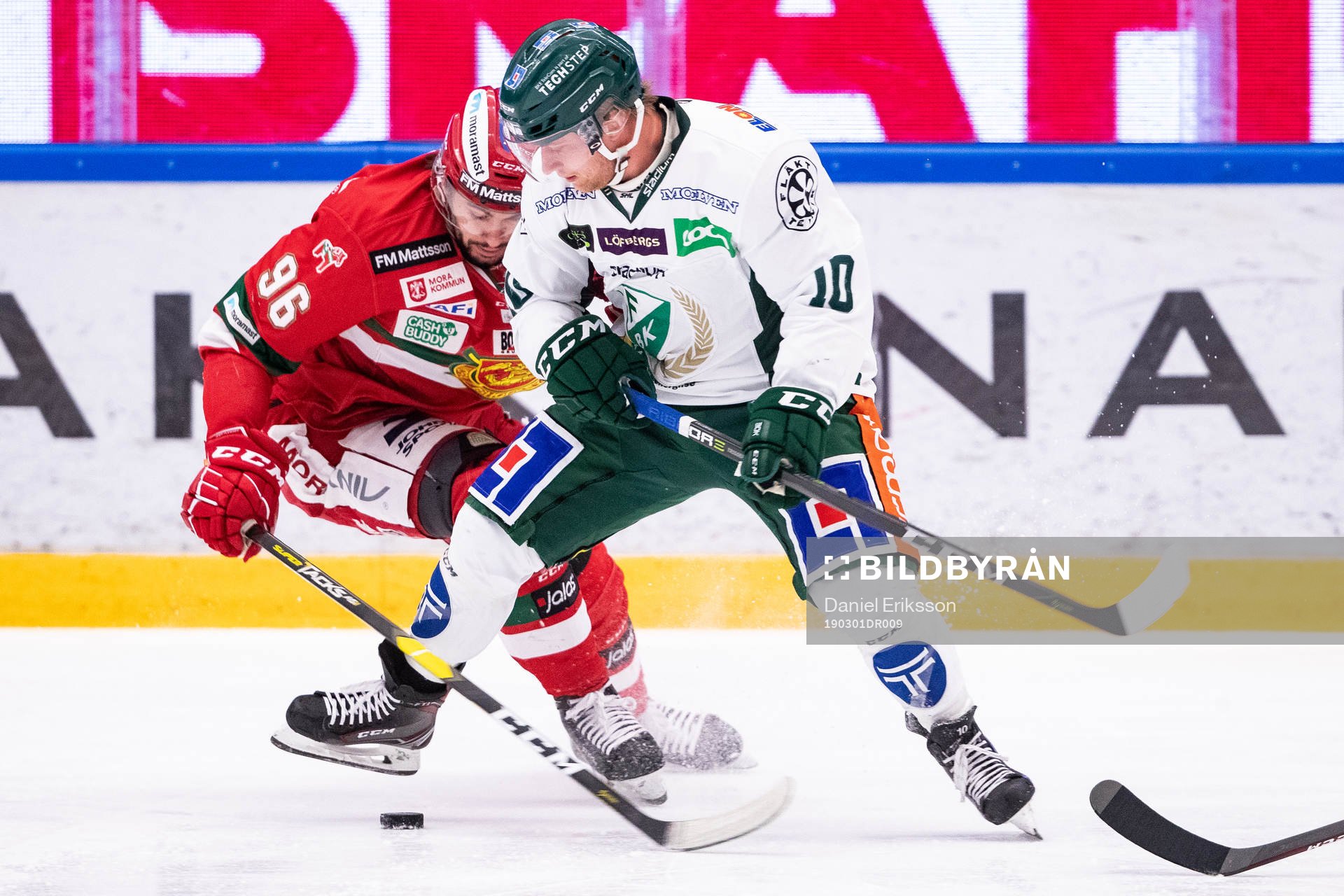 Moras Niki Petti och Färjestads Marcus Nilsson