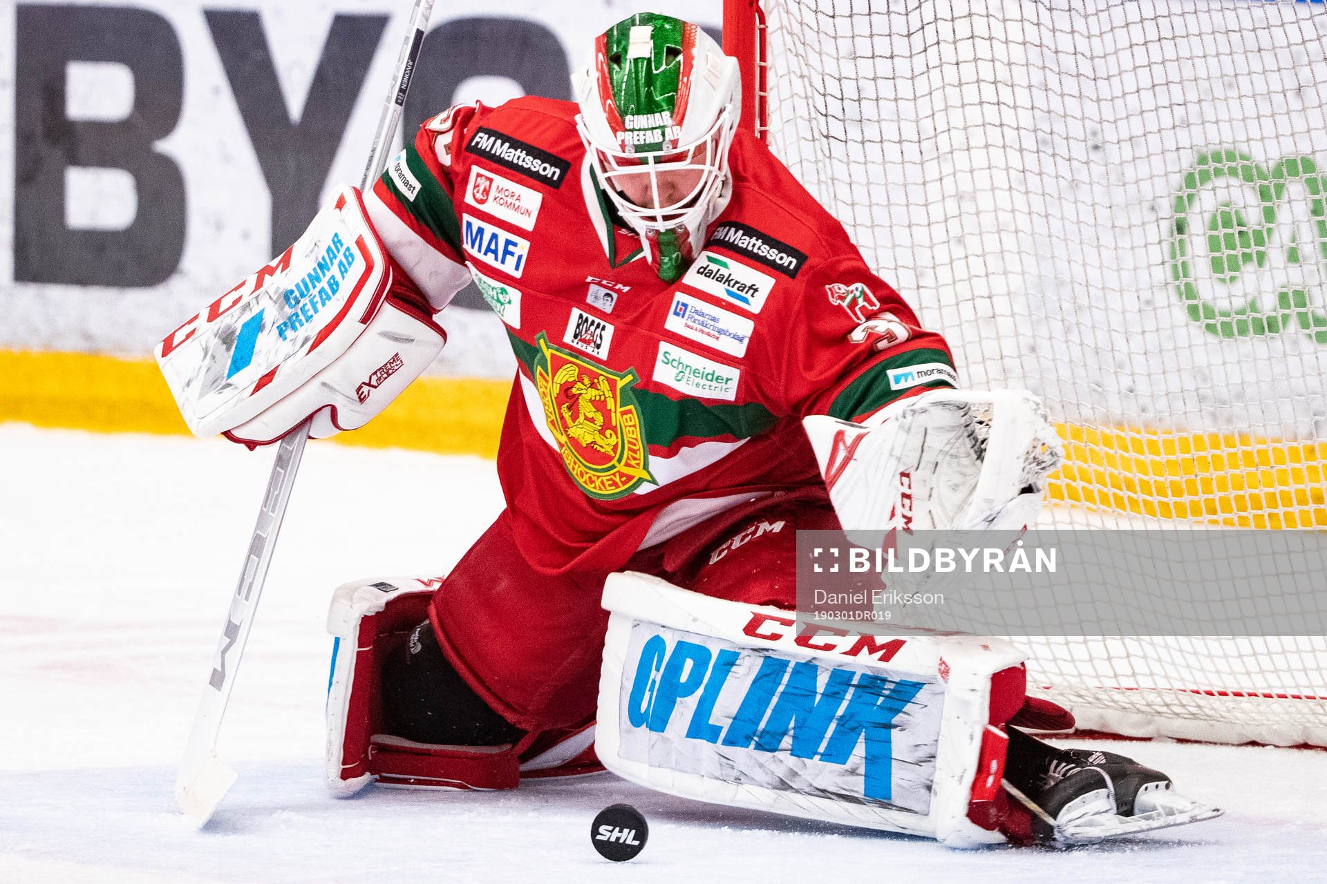 Moras ´målvakt Janne Juvonen