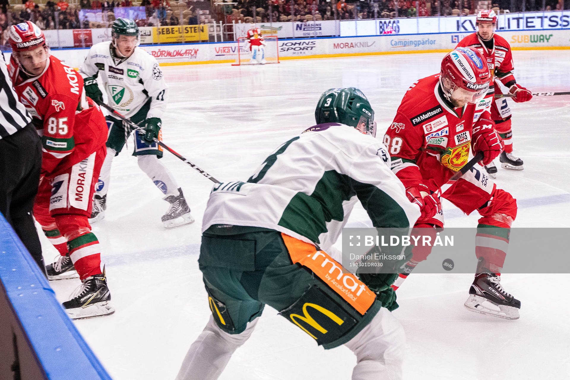 Moras Spencer Abbott och Färjestads Jens Westin