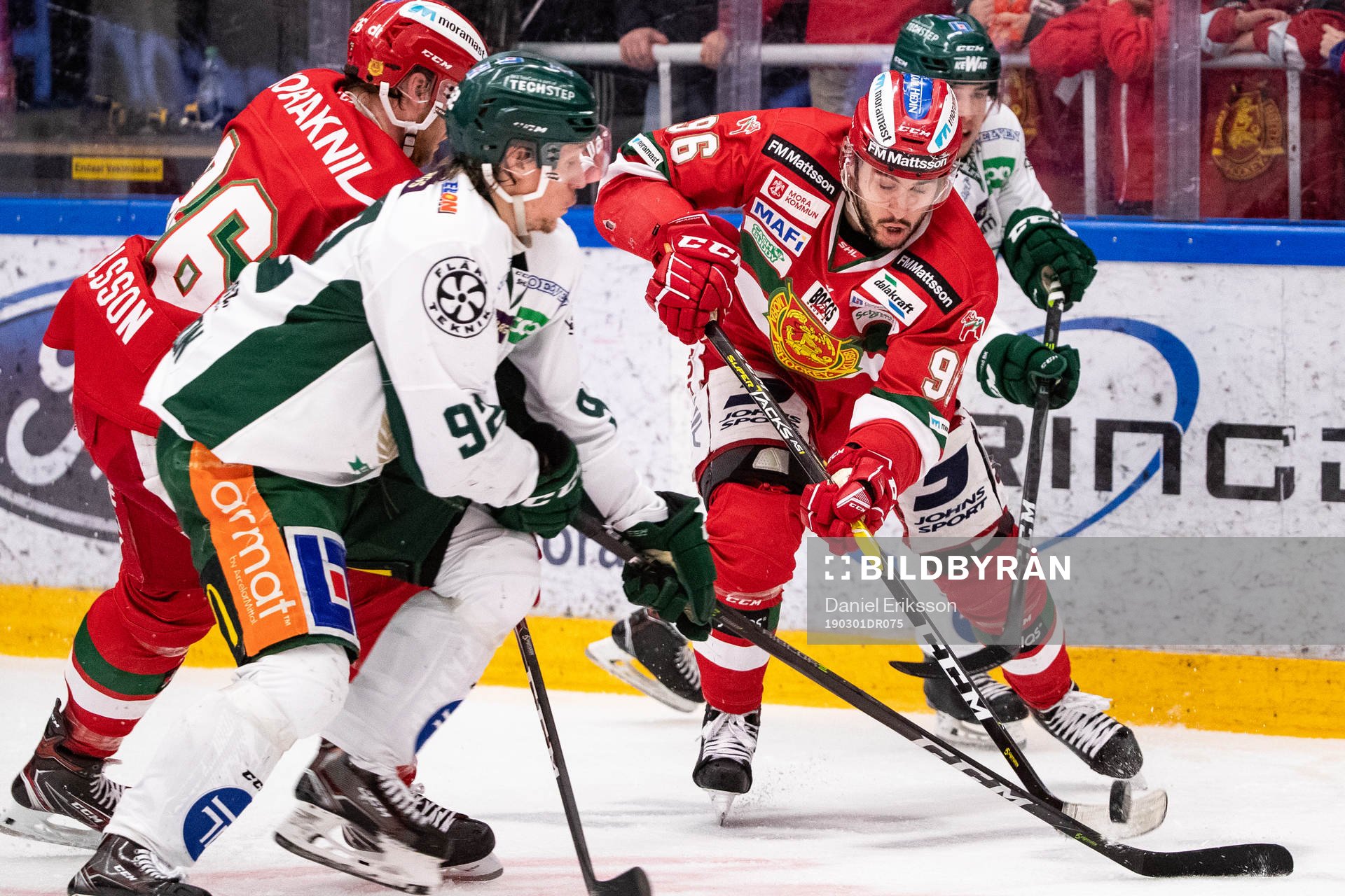 Moras Niki Petti och Färjestads Jesper Olofsson