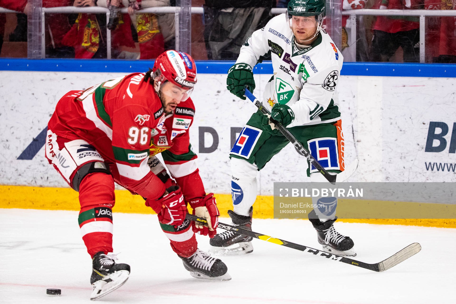 Moras Niki Petti och Färjestads Marcus Nilsson