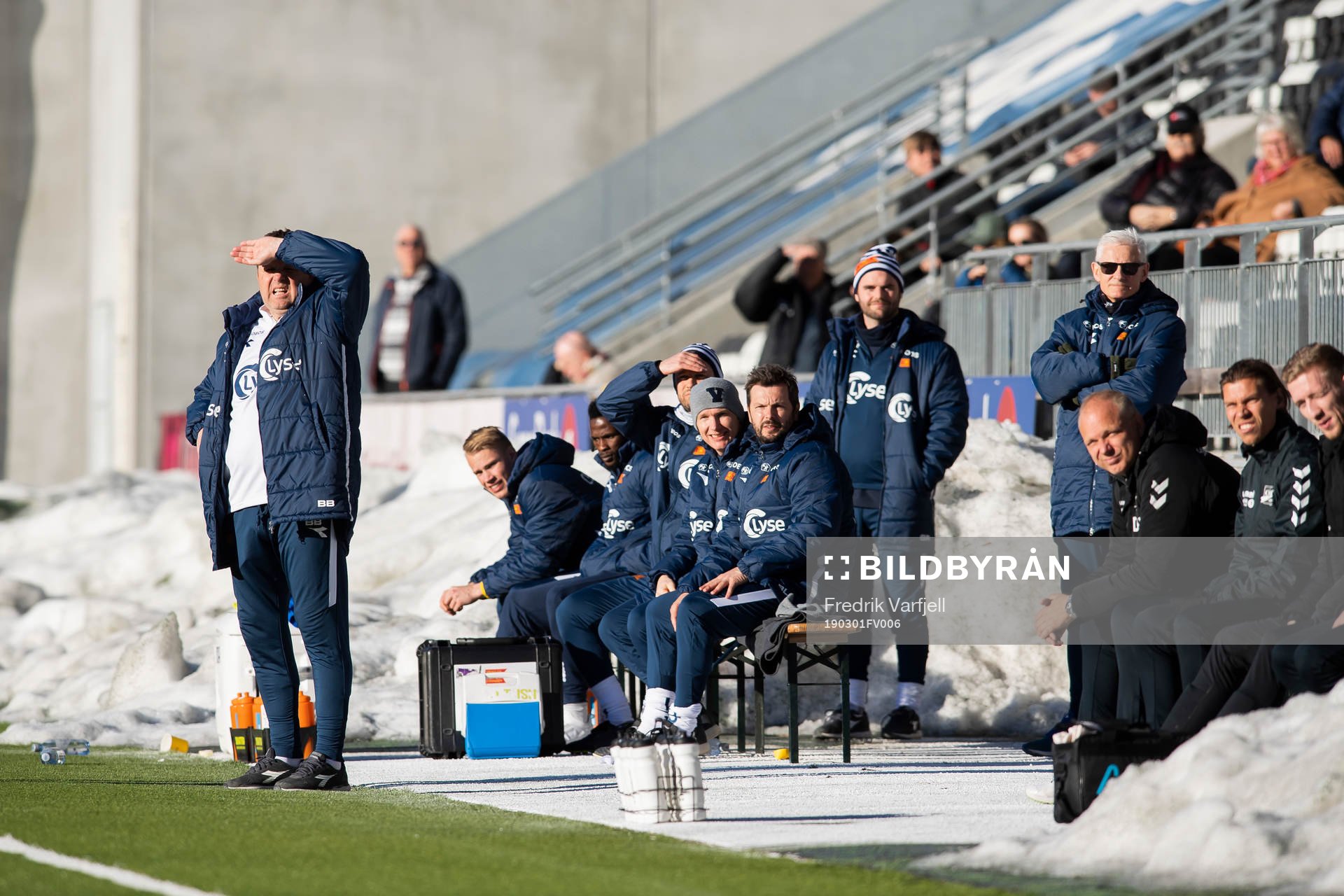 Bjarne Berntsen, head coach of Viking, and Dag-Eilev